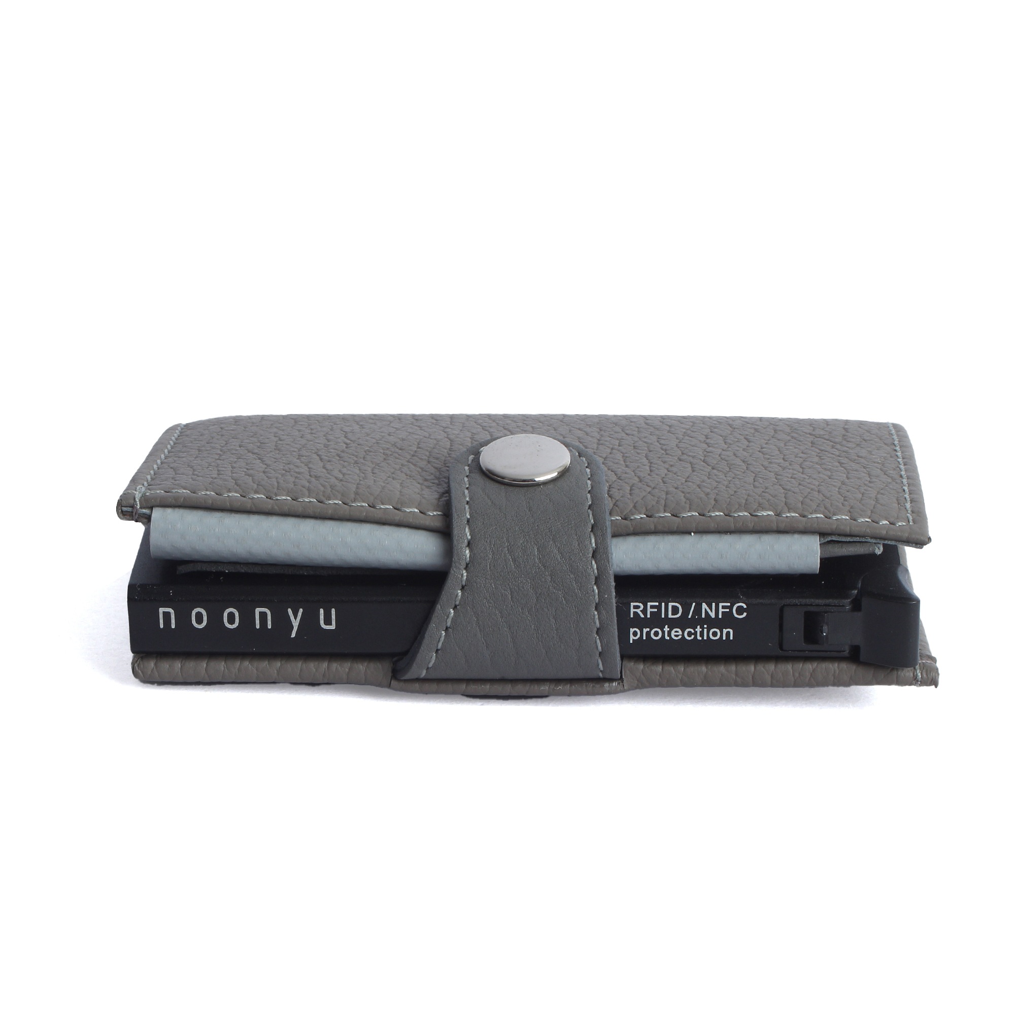 Margelisch Mini Geldbörse »noonyu single leather«, Kreditkartenbörse aus Upcycling Leder
