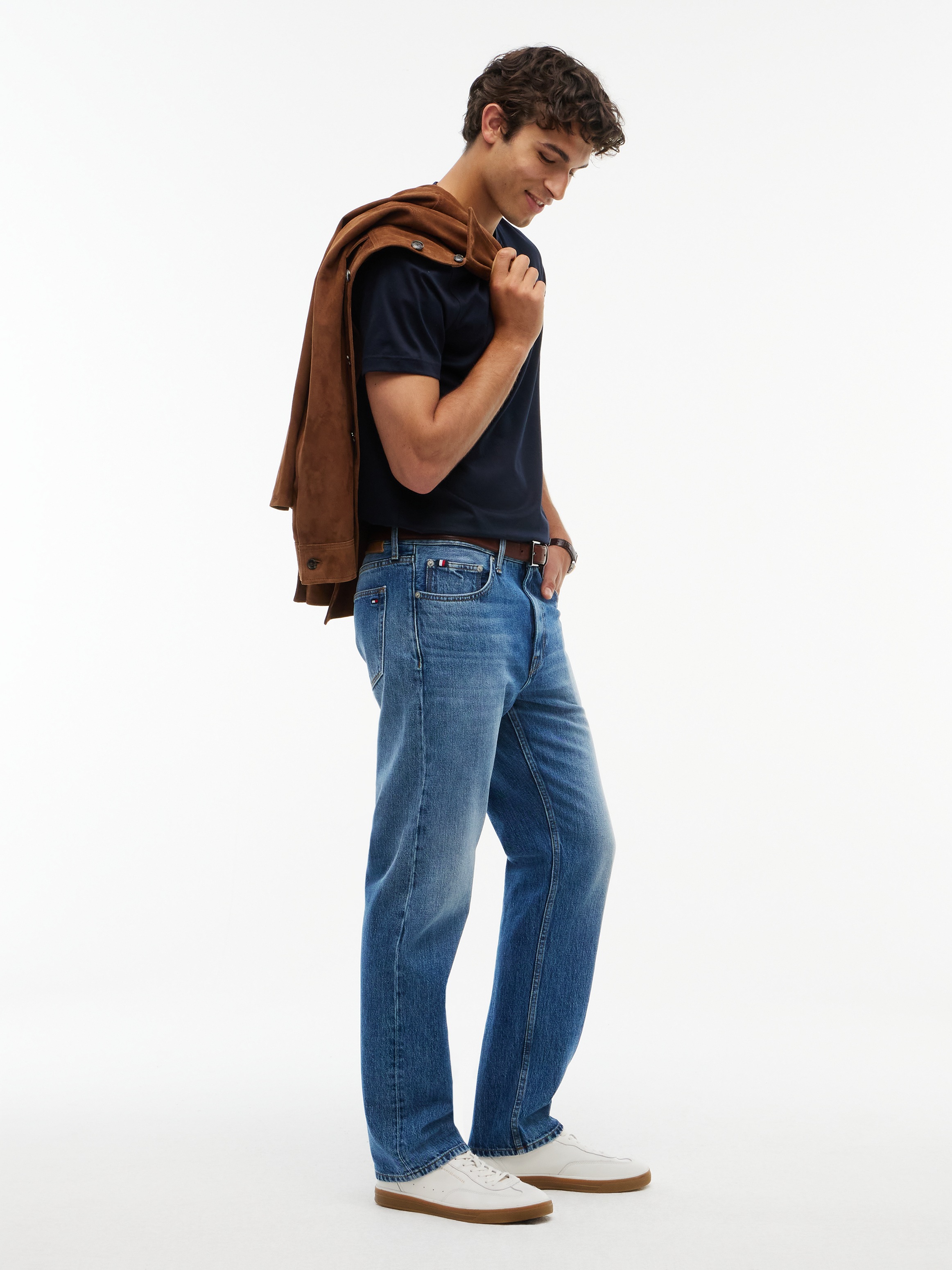 Tommy Hilfiger Gerade Jeans »DOVER REGULAR STRAIGHT« im 5-Pocket-Style, mit Used-Effekten
