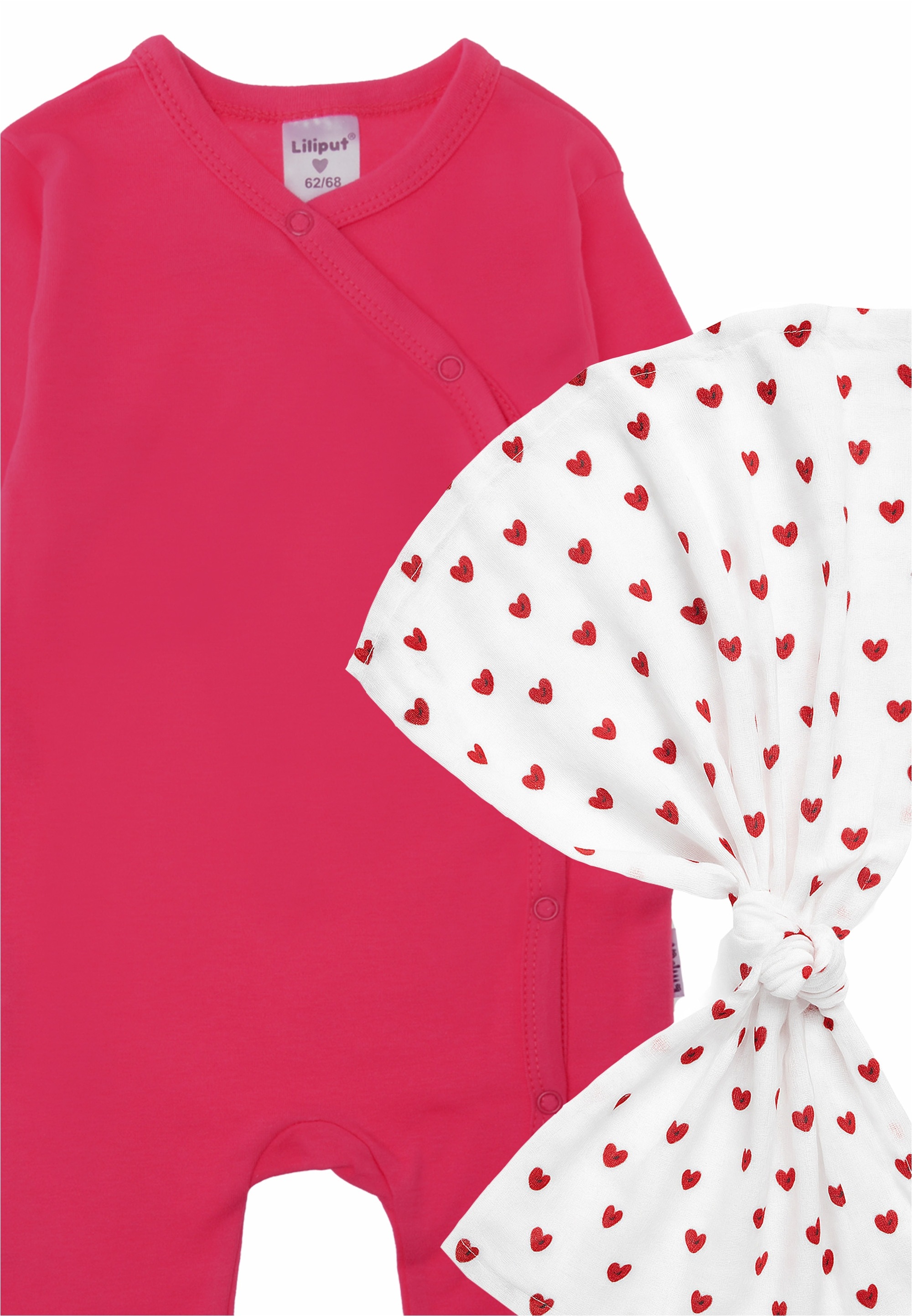 Liliput Erstausstattungspaket »Herzchen« 2 mit praktischer Druckknopfleiste