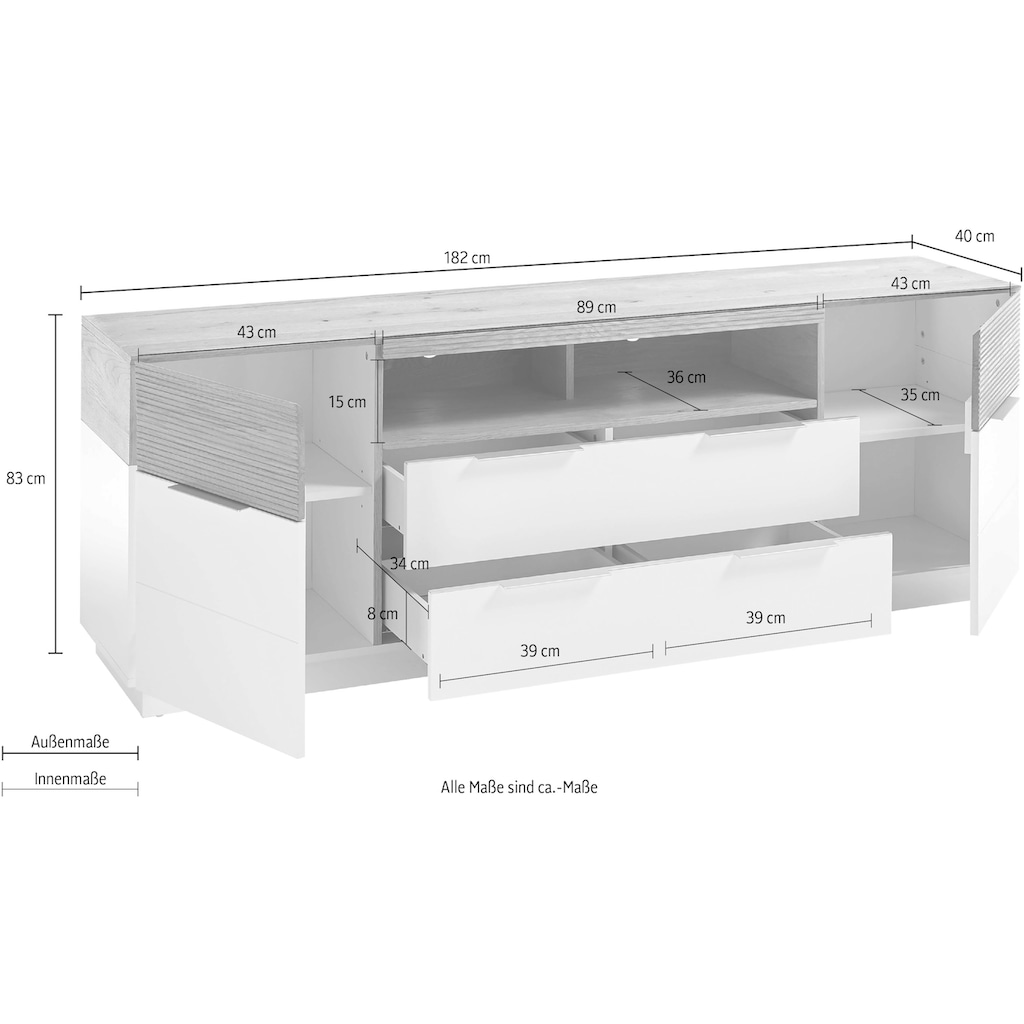 MCA furniture Sideboard »Dubai«