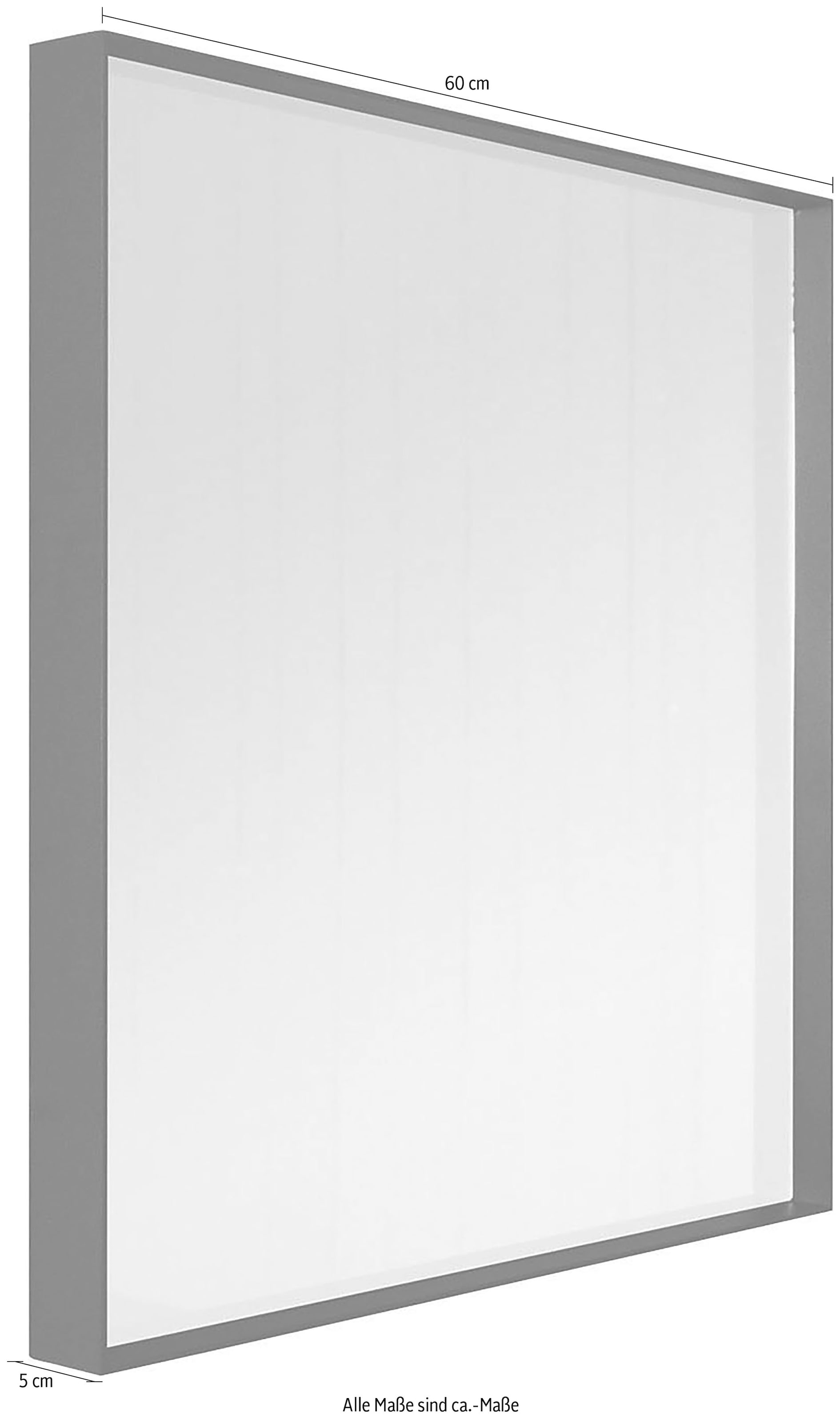 Spinder Design Wandspiegel »Donna«, (1 St.), Metall, 60 x 60 cm