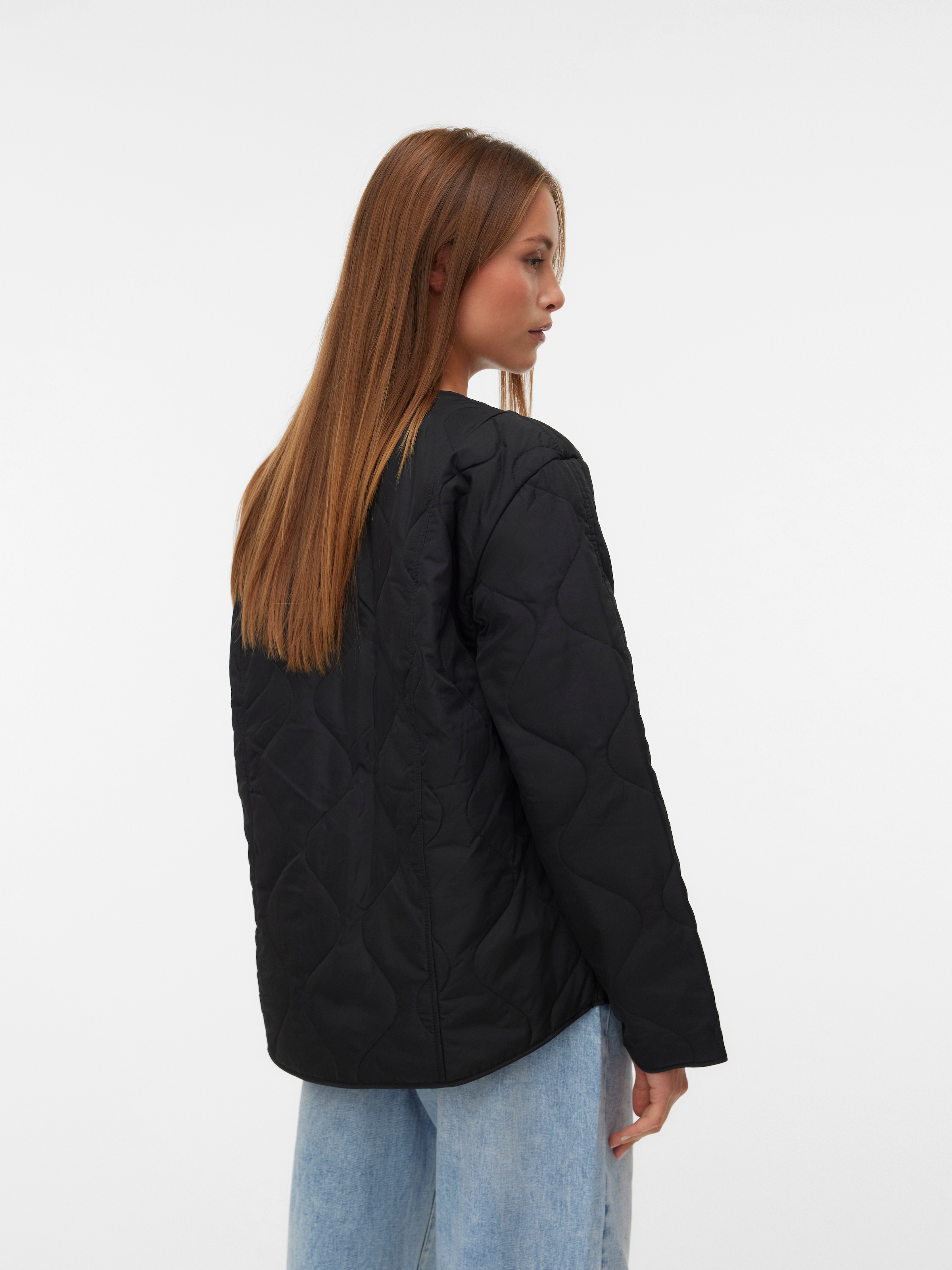Vero Moda Steppjacke »VMMILLIE JACKET NOOS«, mit durchgehender Knopfleiste
