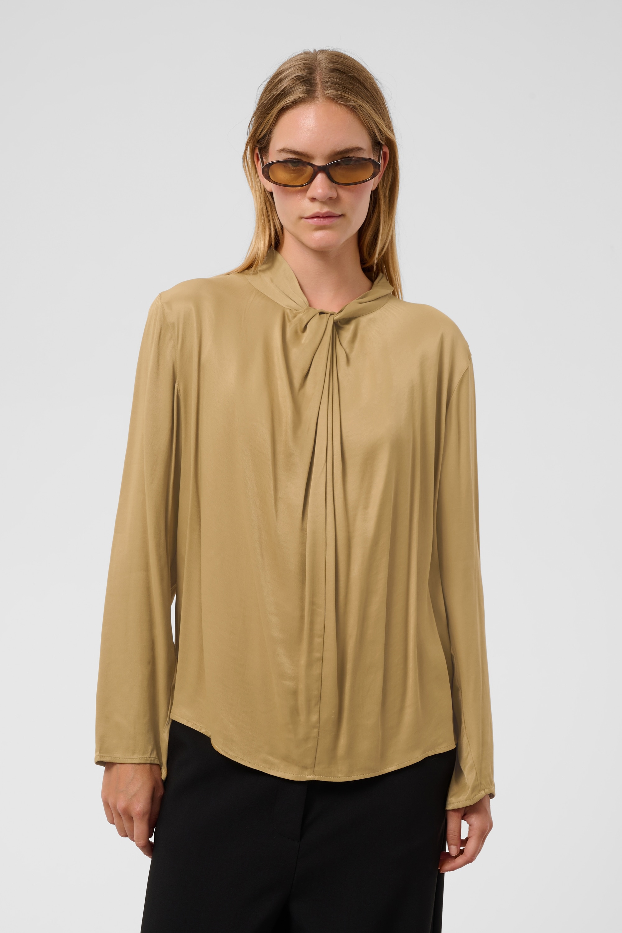 SOAKED IN LUXURY Langarmbluse »Damen Bluse langarm SLNadeya«