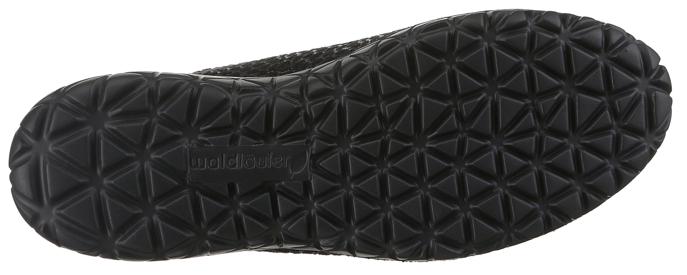 Schnürschuh WALDLÄUFER "HAVY-Soft", Damen, Gr. 4,5 (37,5), schwarz, Nubukleder, Textil, Schuhe Schnürschuh, Freizeitschuh, Halbschuh, Komfortschuh mit Reißverschluss, H-Weite 3