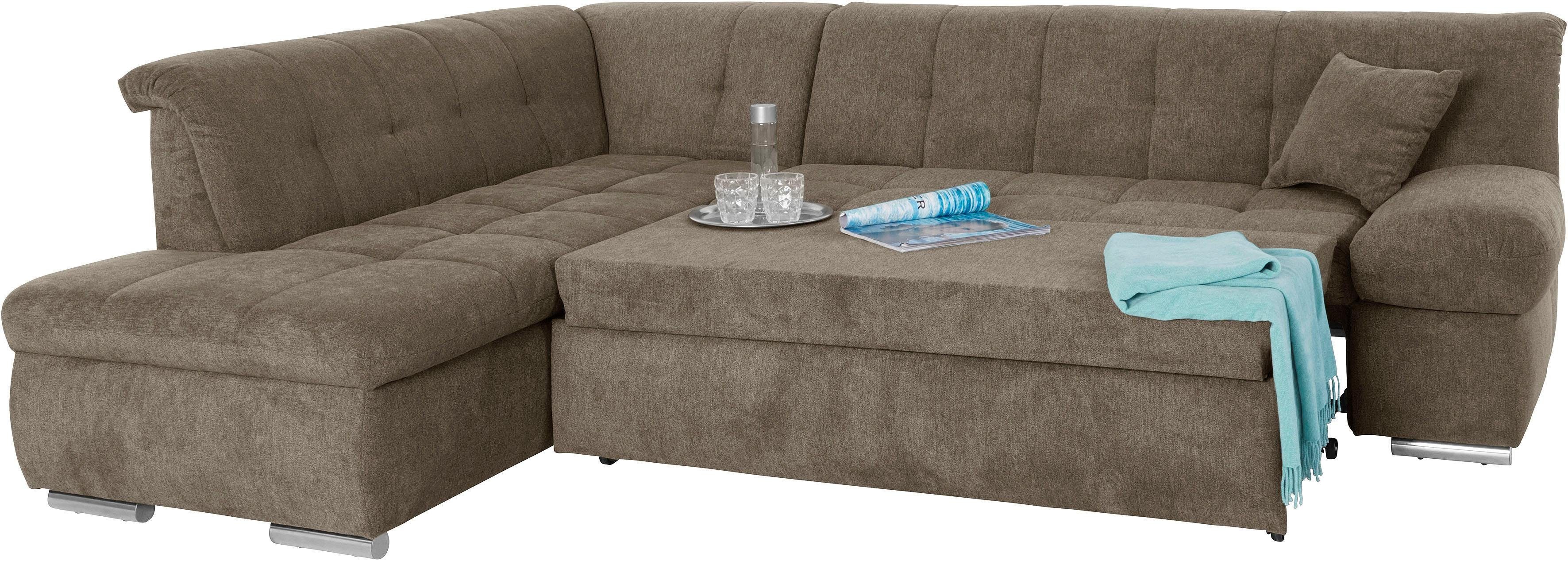 Thumbnail - DOMO collection Ecksofa "Mona L-Form bequem und komfortabel, Breite 271cm, L-Form" wahlweise mit Bett- und Armlehnfunkti...