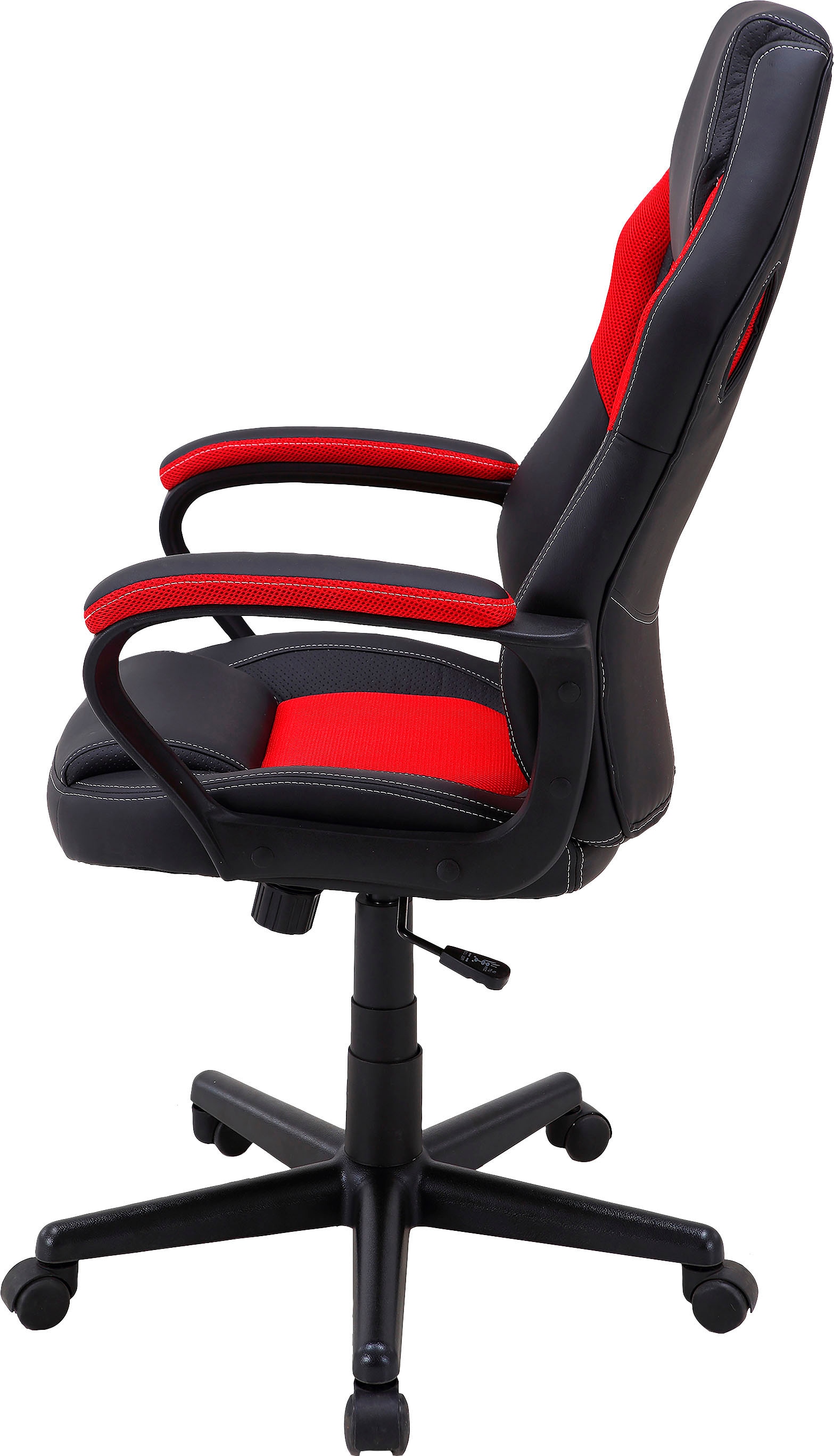 byLIVING Gaming-Stuhl »Matteo«, Kunstleder-Netzstoff, verstellbarer Schreibtischstuhl mit Wippmechanik