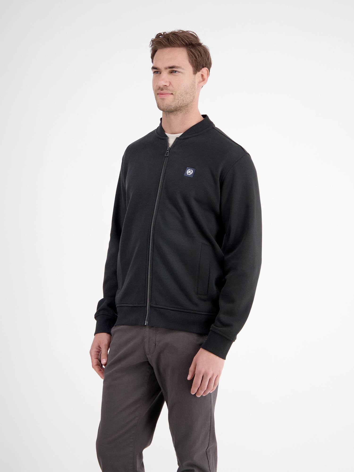 LERROS Sweatjacke »LERROS College-Sweatjacke für Herren«