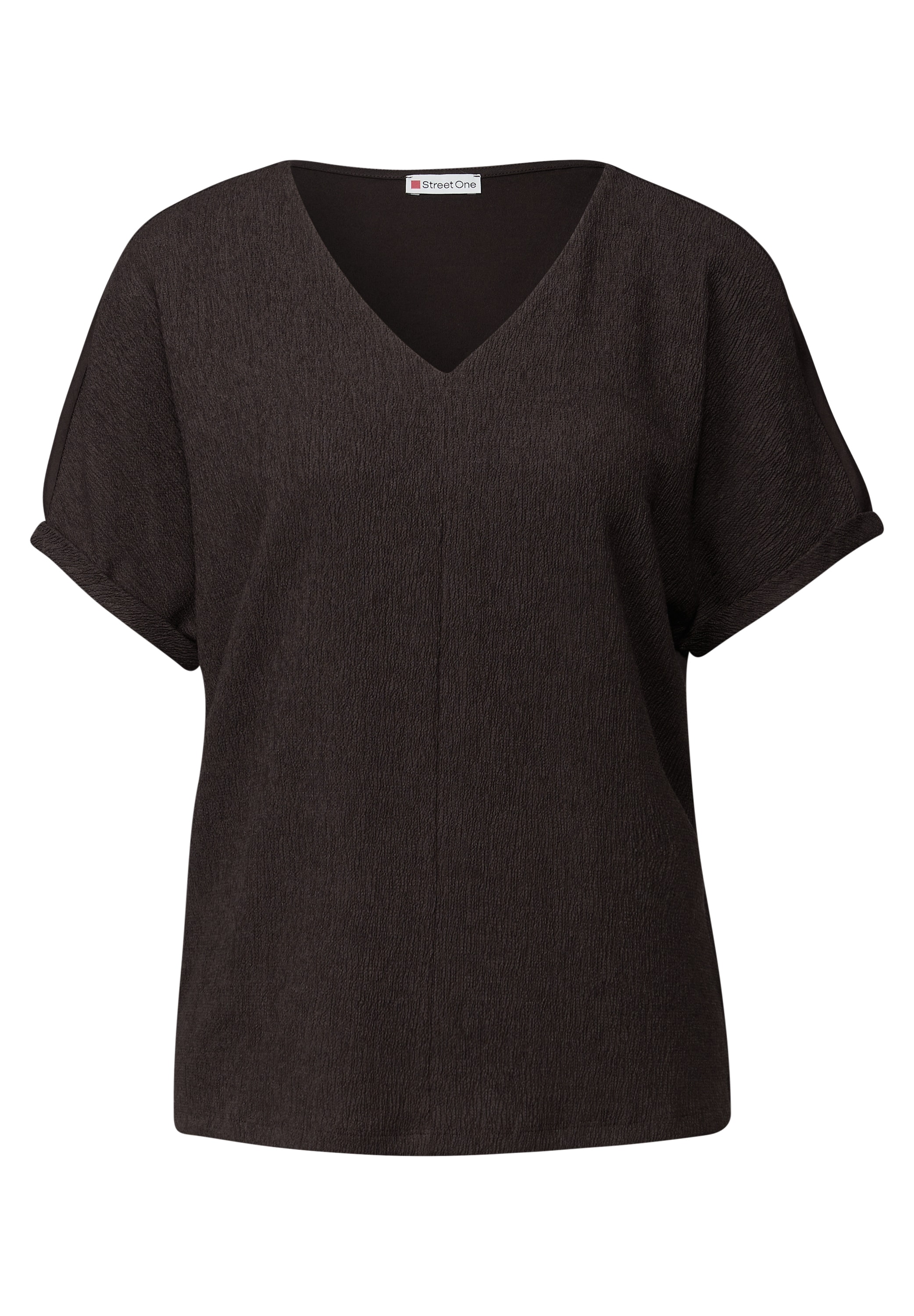 STREET ONE T-Shirt, mit V-Ausschnitt