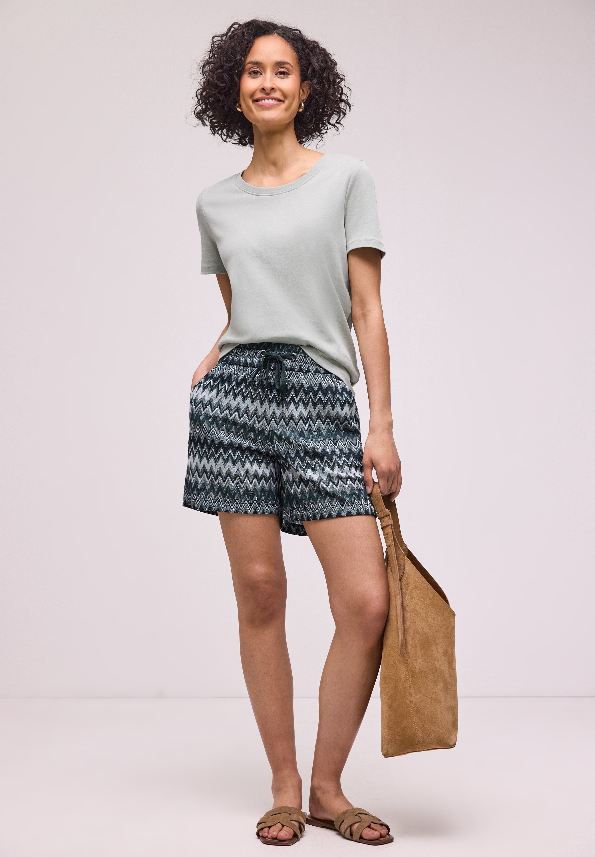 STREET ONE Shorts  mit Wide Legs