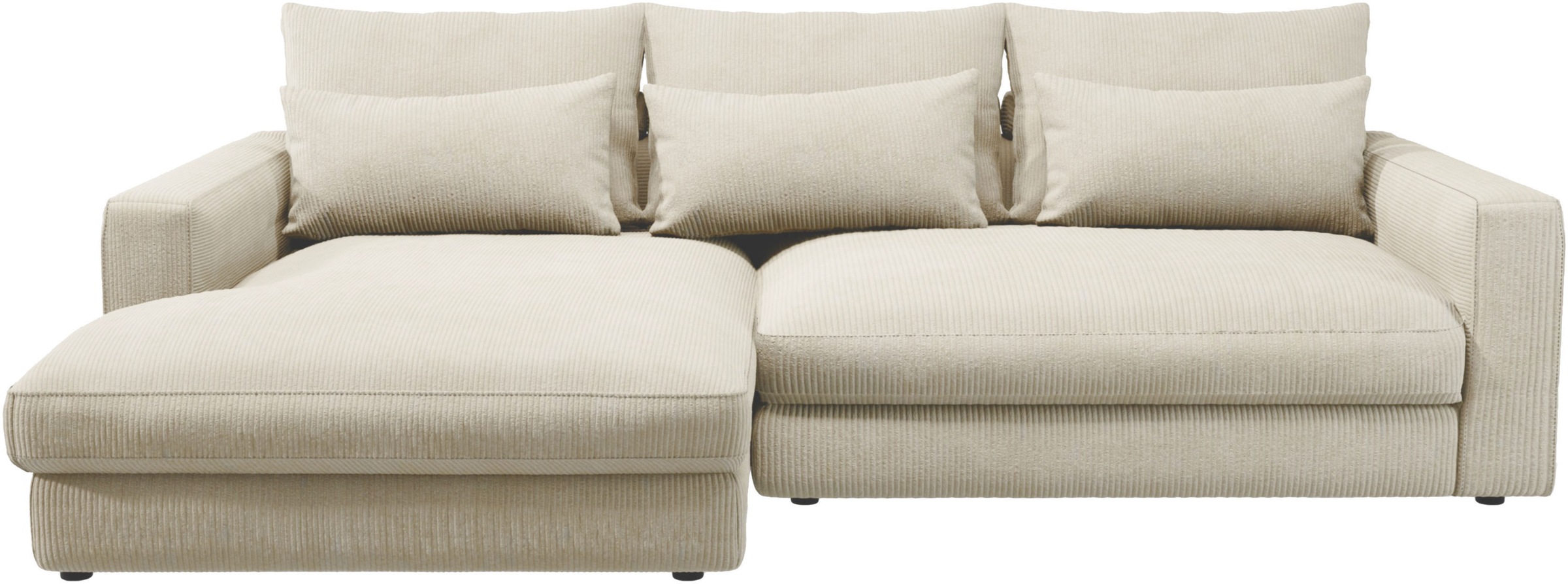 Home affaire Ecksofa "Darwin, viele Kissen, extra tiefe Sitzfläche, 271/89/ günstig online kaufen