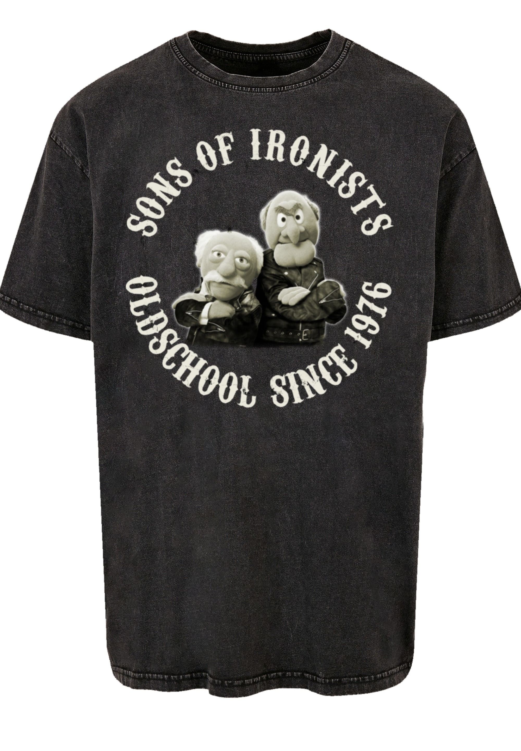 F4NT4STIC T-Shirt »Disney Muppets Waldorf & Statler Sons of Ironists«, Premium Qualität