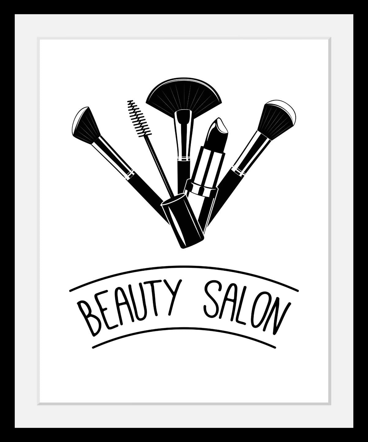 queence Bild "Beauty Salon", in 3 Größen, gerahmt