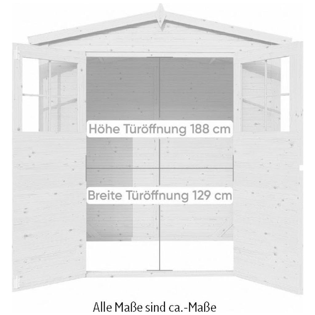 KONIFERA Gartenhaus »Alto 1 Fineline Satteldach«