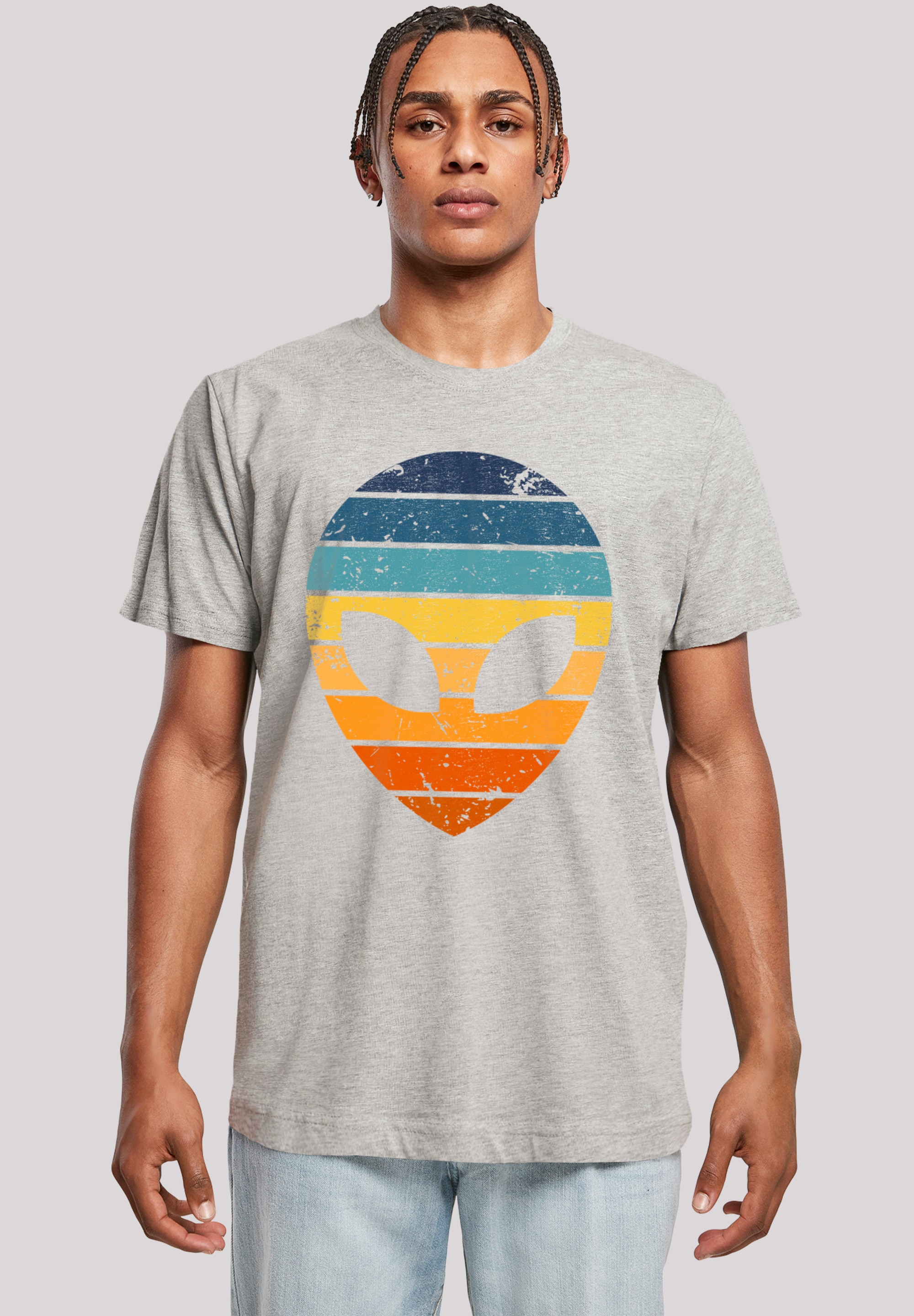 F4NT4STIC T-Shirt "Alien Sonnenuntergang Retro", Premium Qualität günstig online kaufen