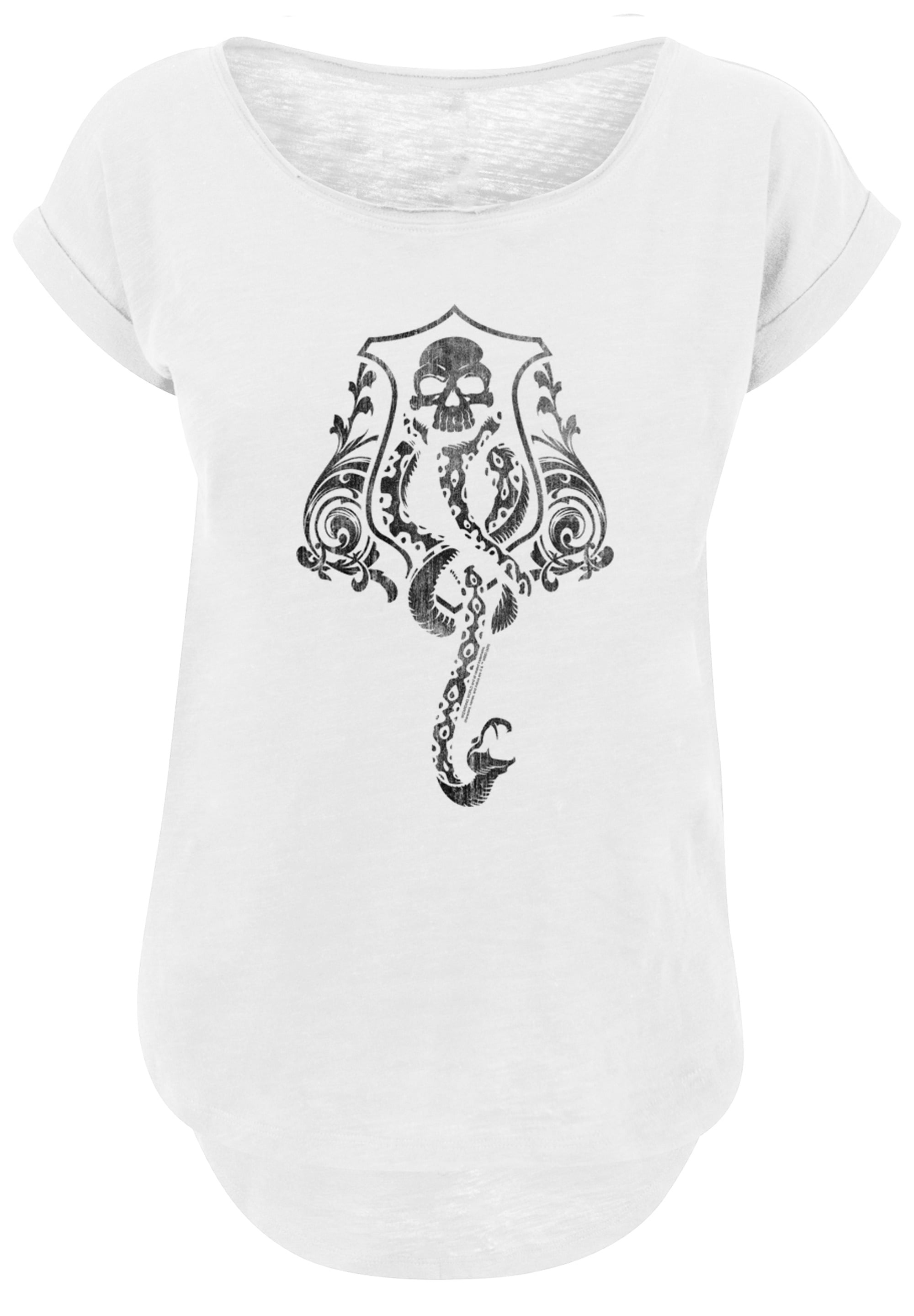 F4NT4STIC T-Shirt »Harry Potter Dark Mark Crest«, Print