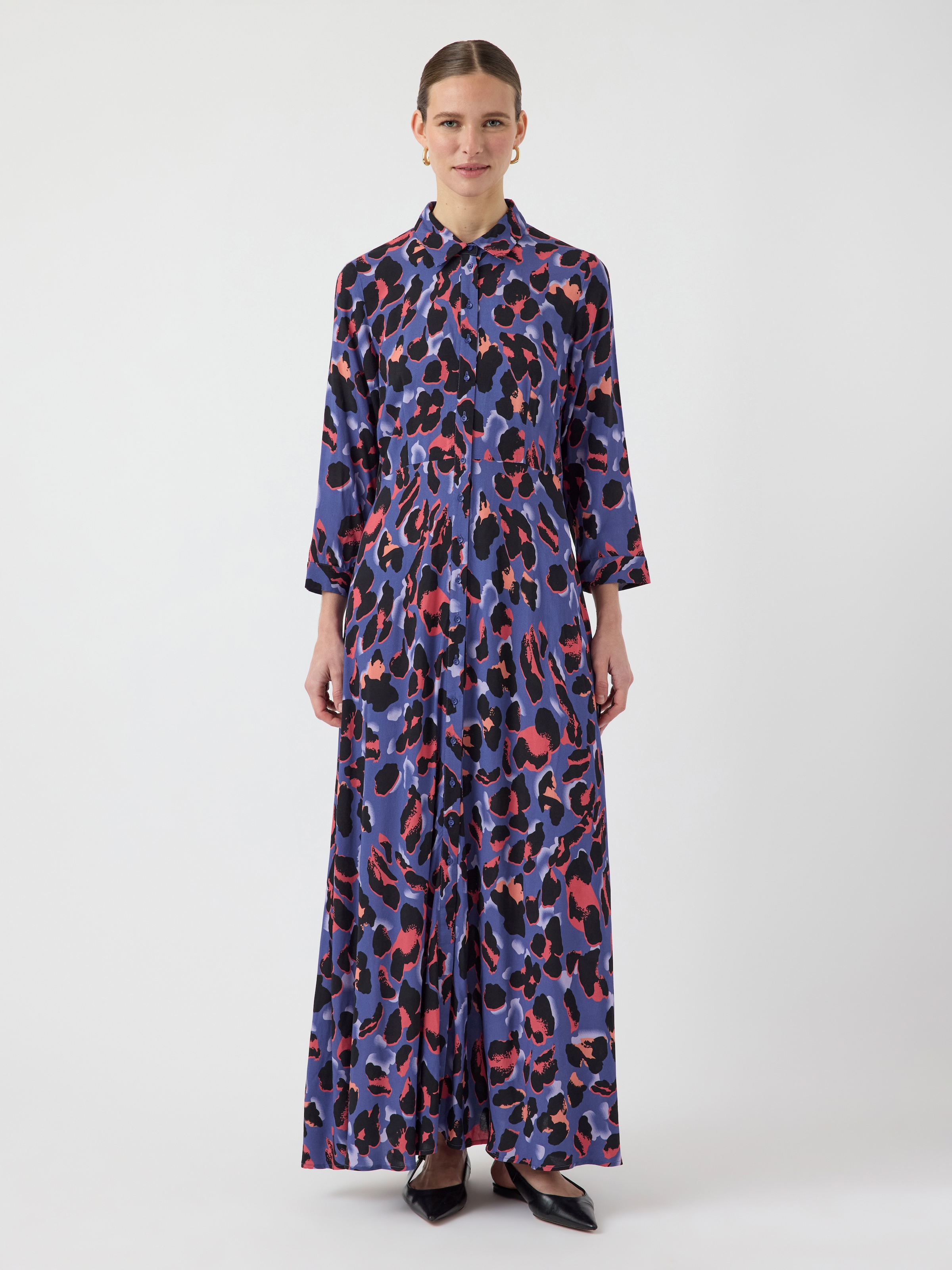 Y.A.S Hemdblusenkleid "YASSAVANNA LONG SHIRT DRESS", Sommerkleid, mit 3/4 Ä günstig online kaufen