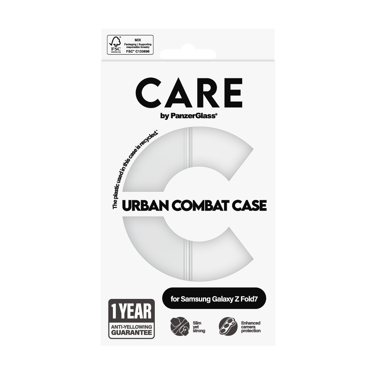CARE by PanzerGlass Handyhülle »Urban Combat Case für Samsung Galaxy Z Fold7« Samsung Galaxy Z Fold7 Backcover, Schutzhülle, Handyschutzhülle, Case, Schutzcase, stoßfest