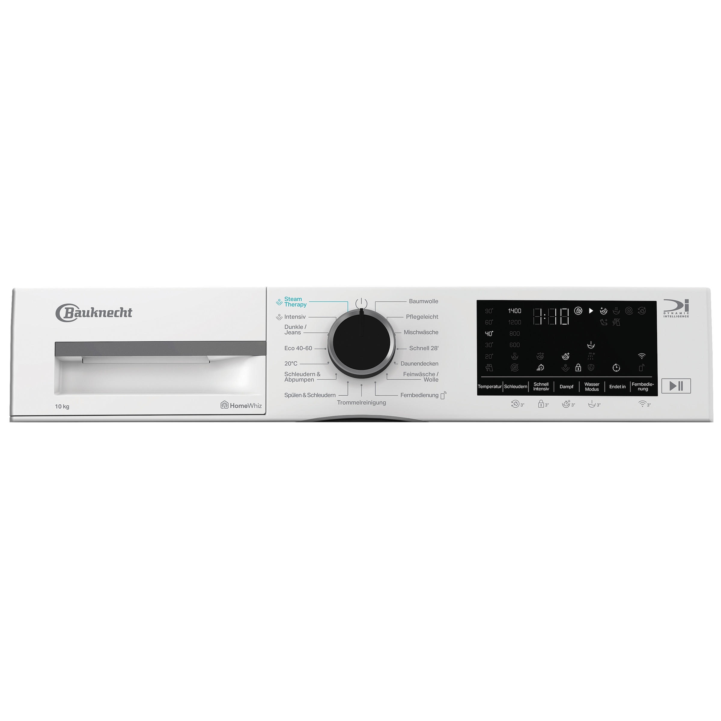 BAUKNECHT Waschmaschine »B W 10A30 BS« 10 kg 1400 U/min Adaptive Wash – Intelligente Anpassung für perfekte Waschergebnisse