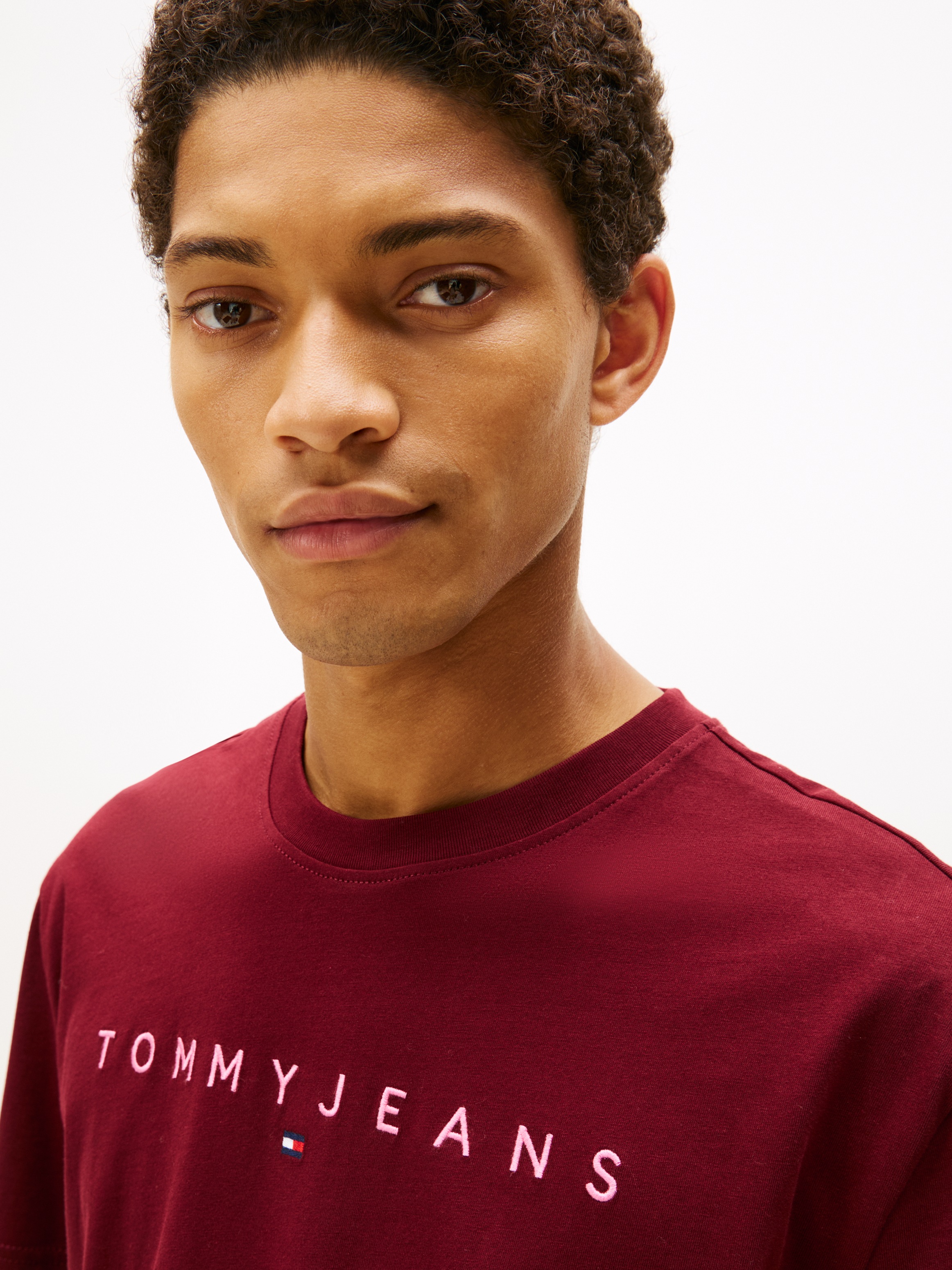 Tommy Jeans T-Shirt "TJM REG LINEAR LOGO TEE EXT" günstig online kaufen
