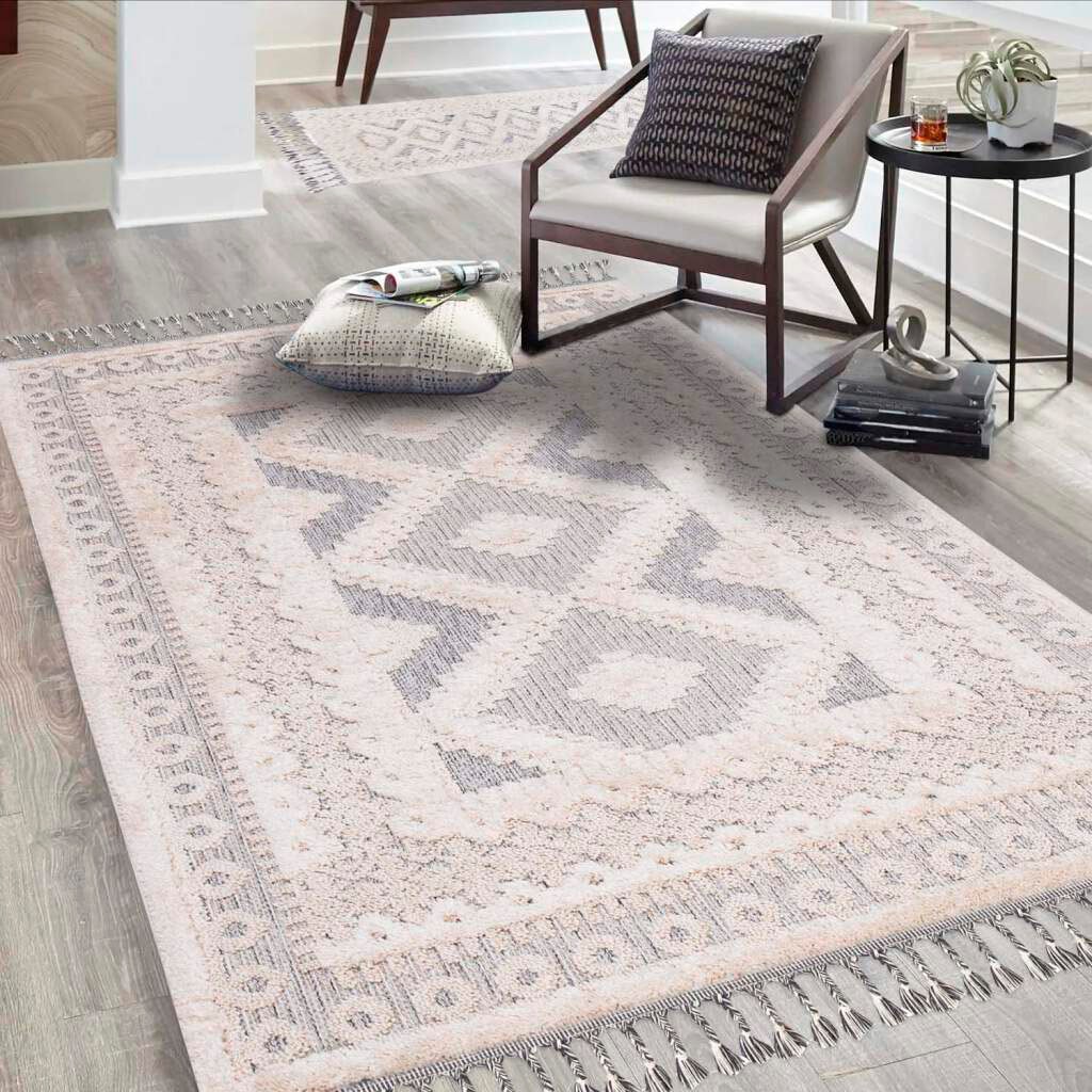 Carpet City Hochflor-Teppich "Valencia 730" rechteckig 20 mm Höhe Läufer, B günstig online kaufen