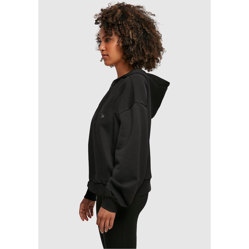 Merchcode Kapuzenpullover »Merchcode Damen Ladies It Beats Loud Organic Oversized Hoody«, (1 tlg.)