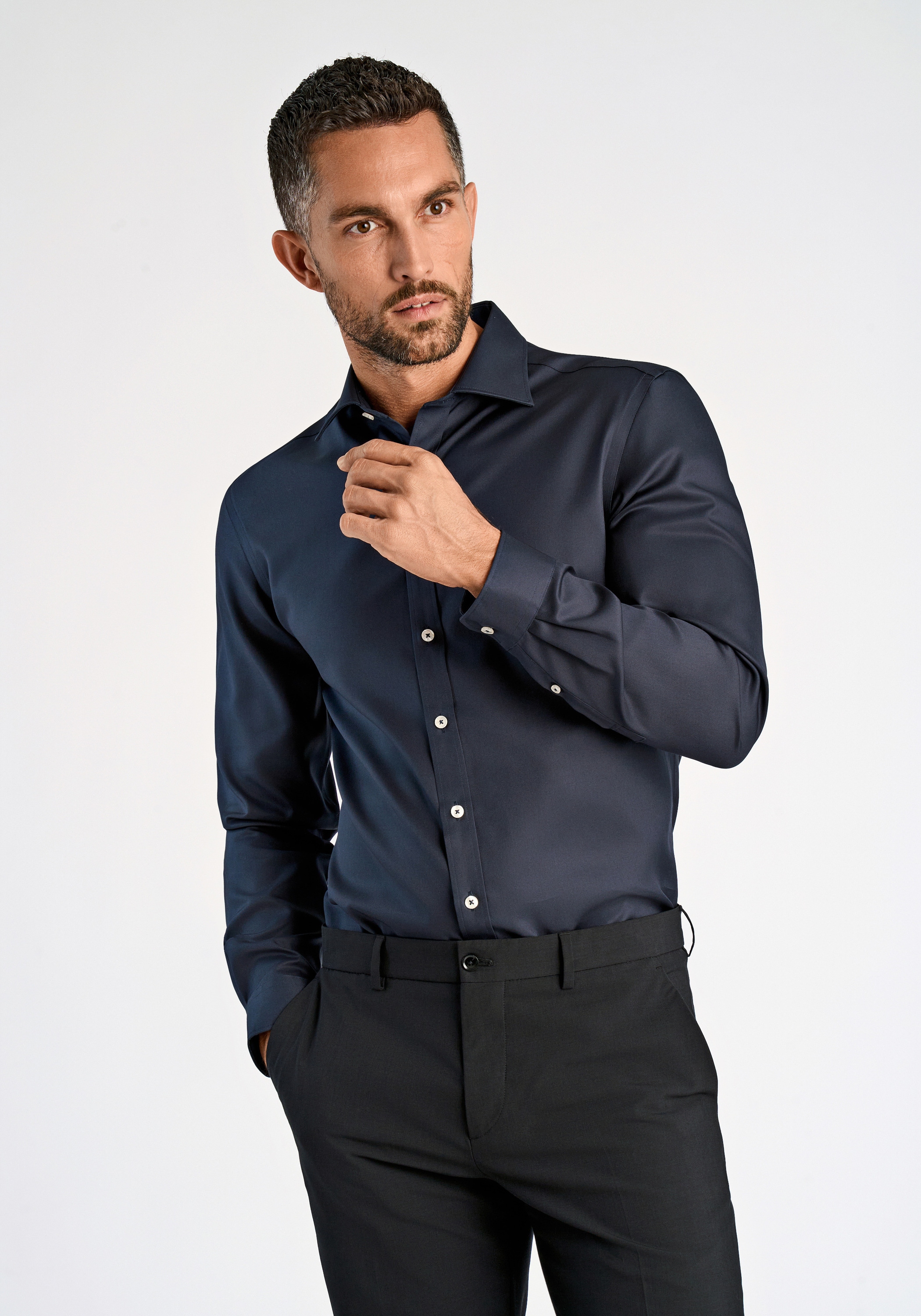 LINDBERGH Businesshemd "Technisches Hemd Modern Fit" günstig online kaufen