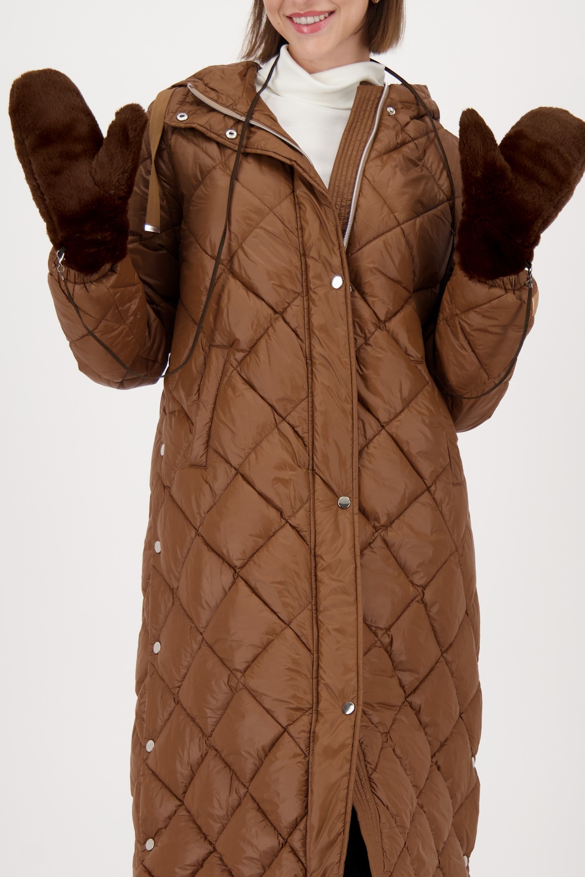 Monari Fäustlinge Regular fit mit Fellimitat