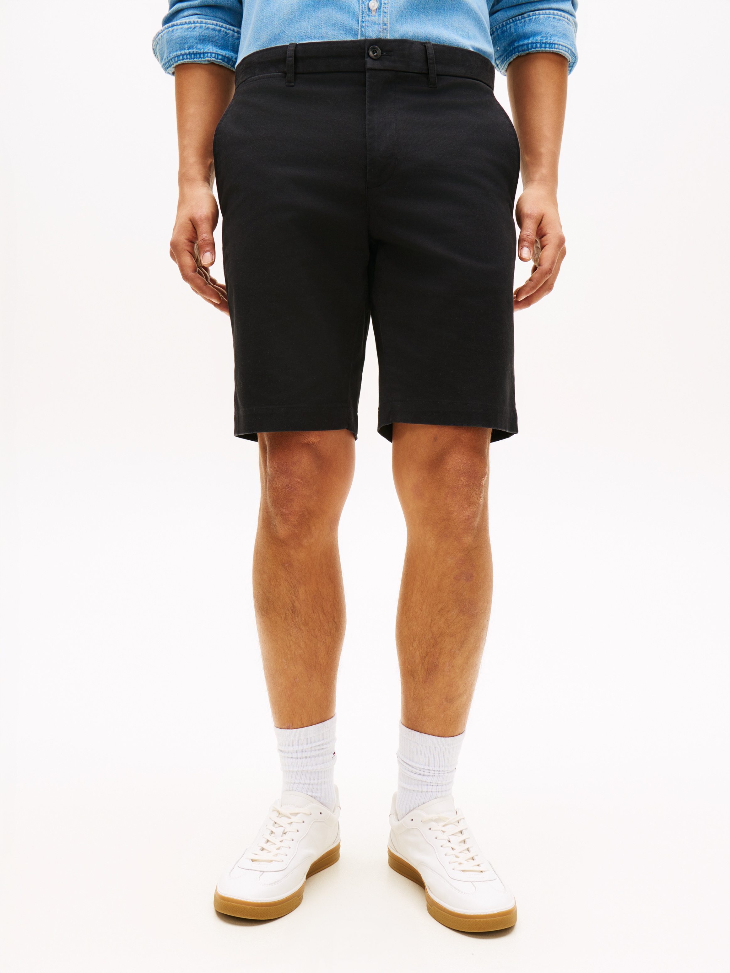 Tommy Hilfiger Chinoshorts "DENTON" gerade Form, schlichtes Design