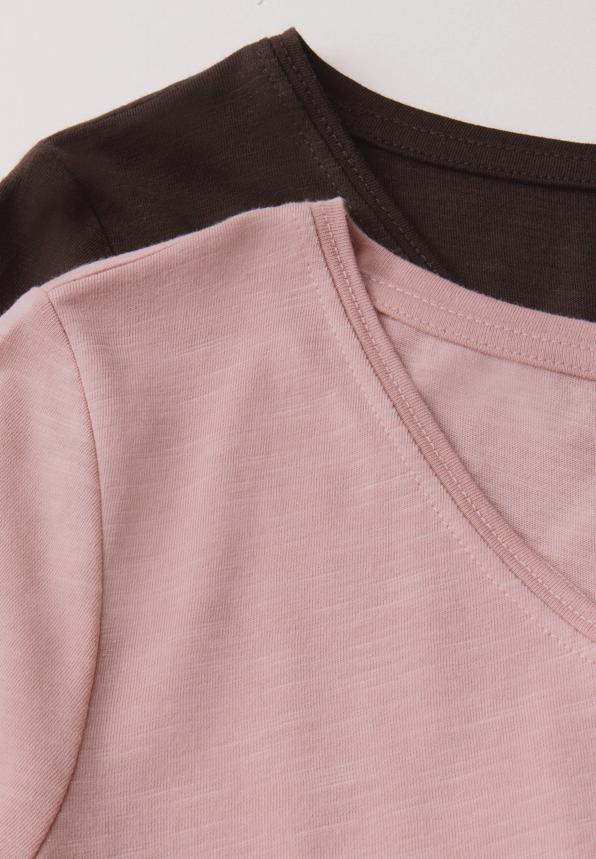 STREET ONE V-Shirt, im soften Baumwoll-Mix