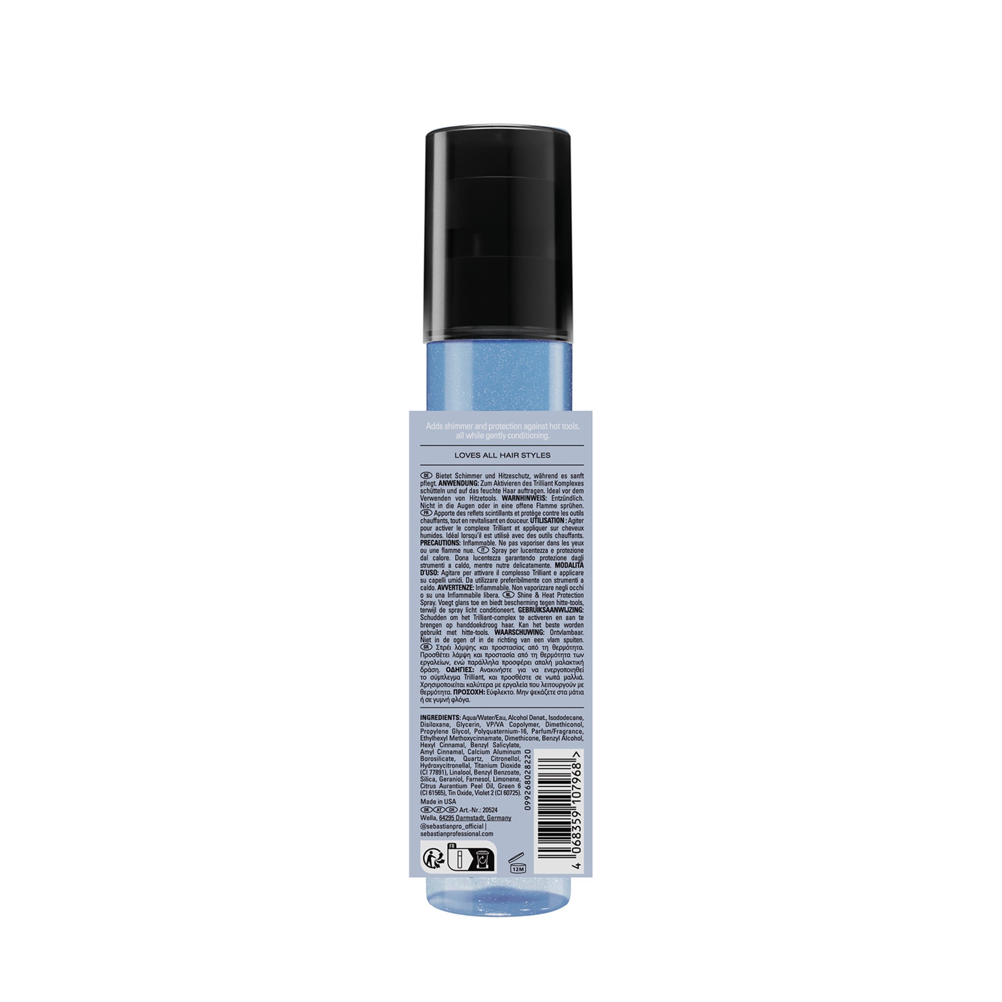 Sebastian Professional Haarpflege-Spray »Trilliant« für glanzloses Haar, gegen Frizz, glättende Formel