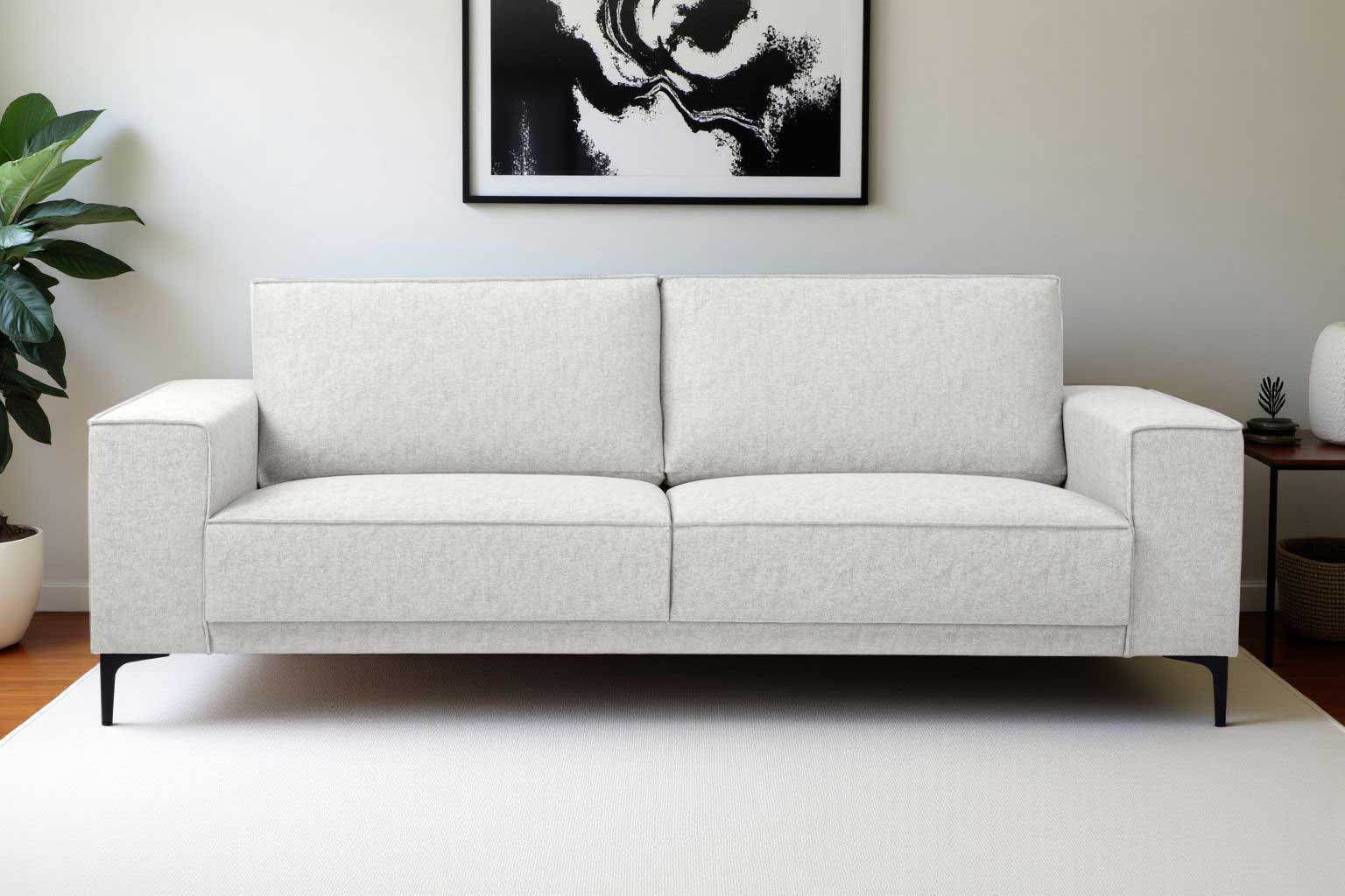 Places of Style 3-Sitzer "3er Sofa Oland, Struktur, Flachgewebe, Luxus-Micr günstig online kaufen