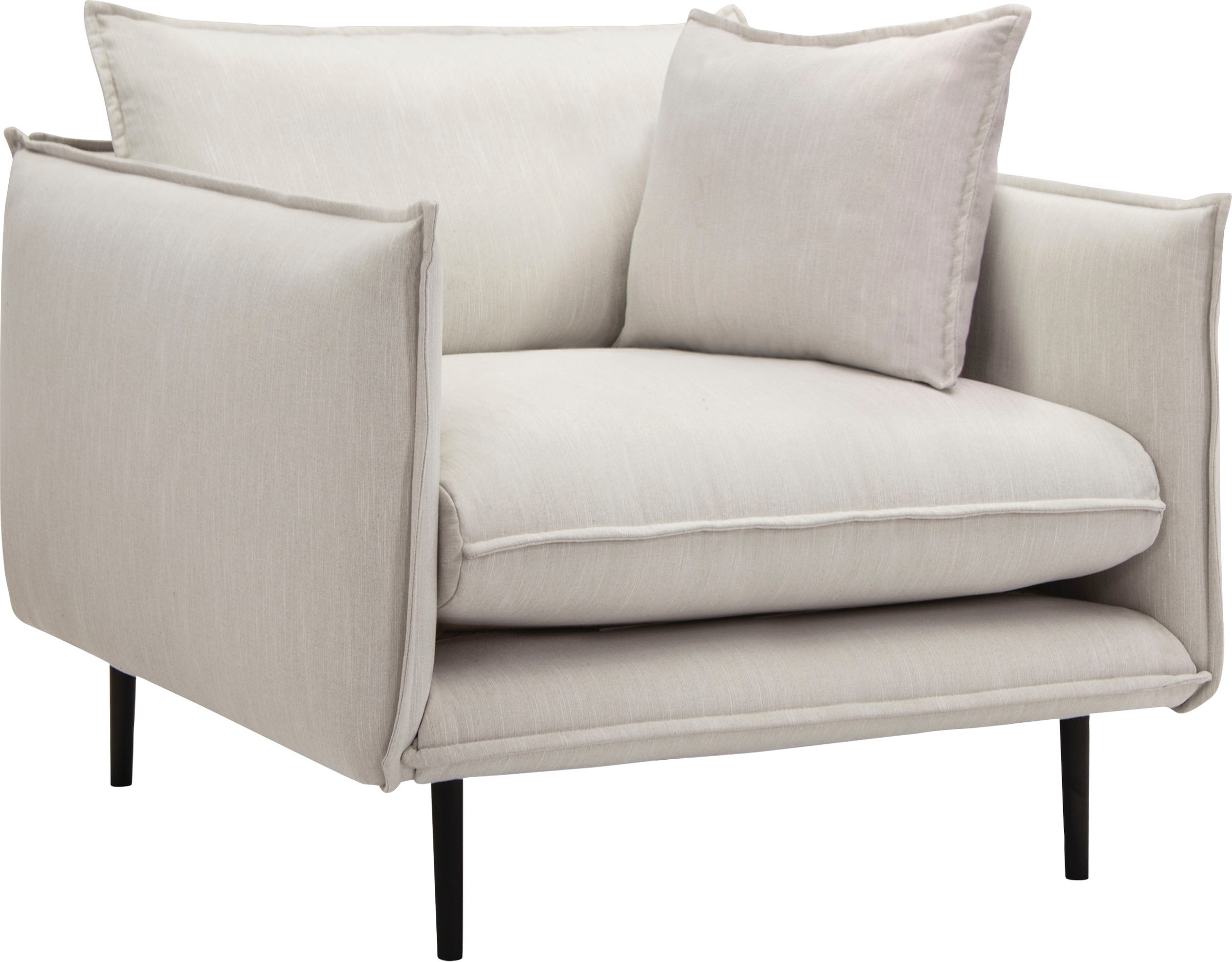 Home affaire 1,5-Sitzer "Somba" mit dickem Keder und eleganter Optik günstig online kaufen