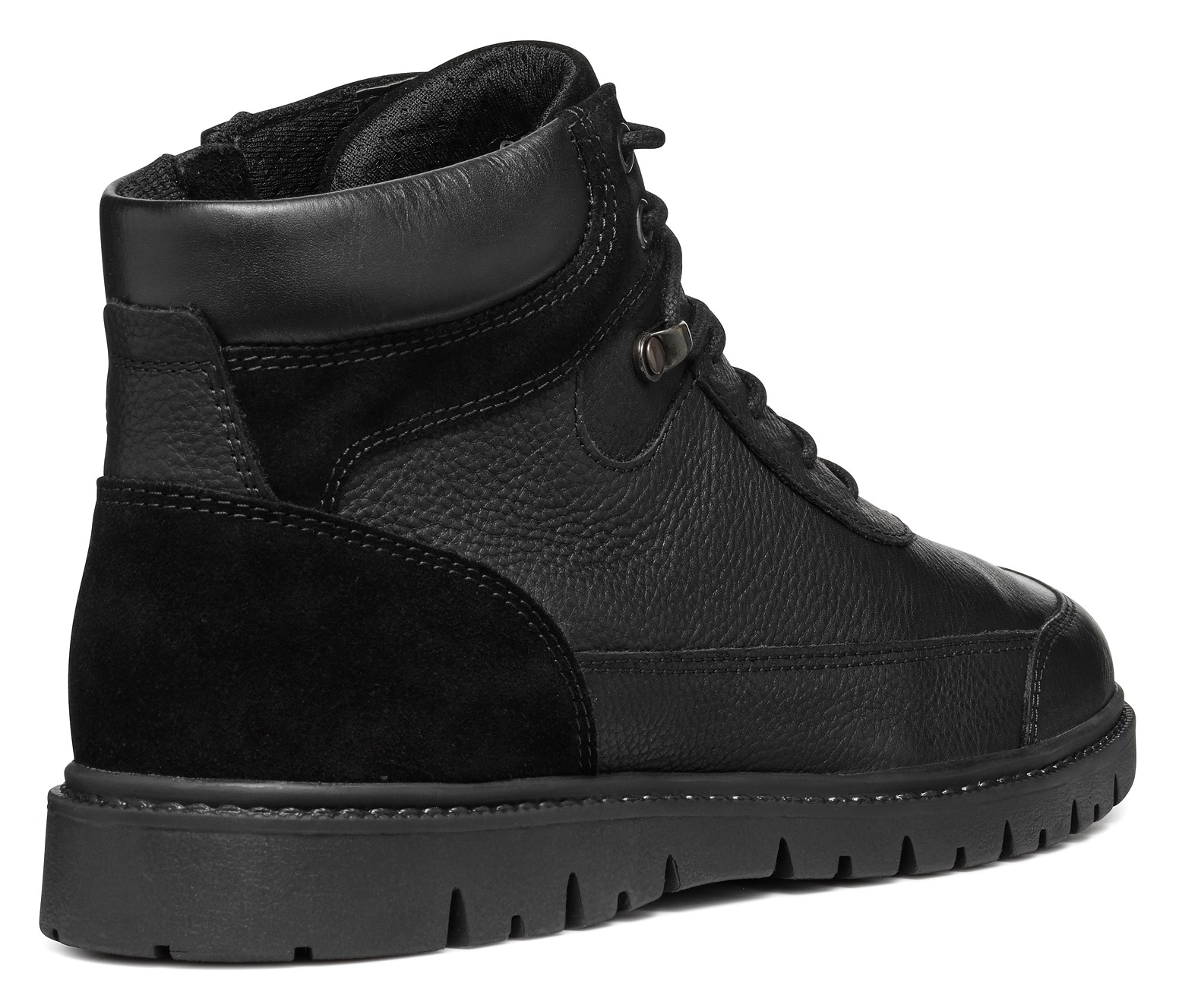 Geox Schnürboots »U GHIACCIAIO A«, Worker Boots, Schnürstiefel, Casual Boot mit durchgezogener Sohle