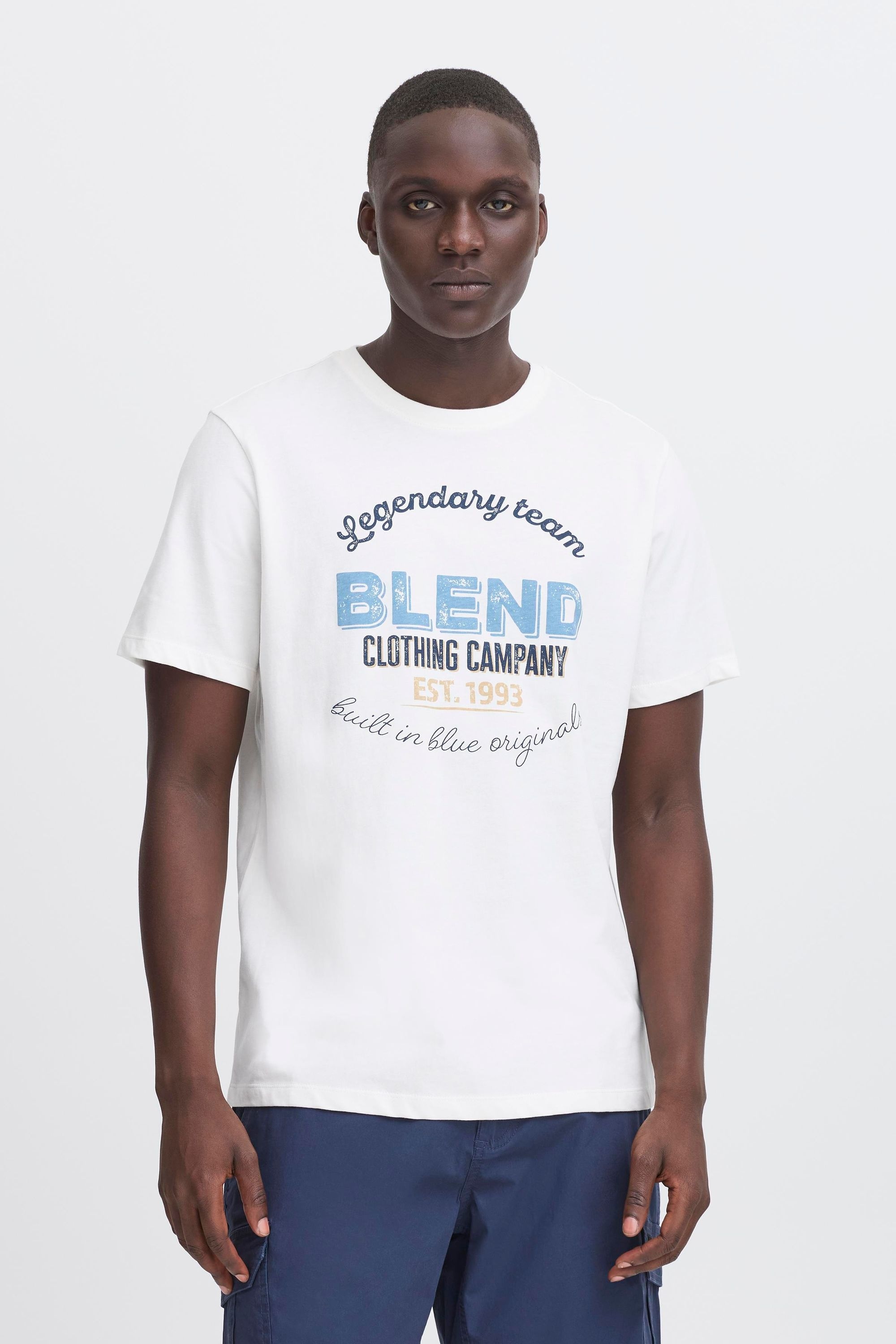 Blend Rundhalsshirt "BHBenop 2 Pack" Lässiges T-Shirt mit Print günstig online kaufen