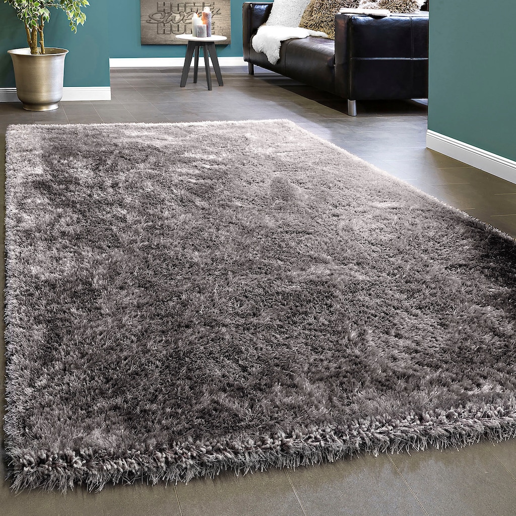 Paco Home Hochflor-Teppich »Touch 100«, rechteckig