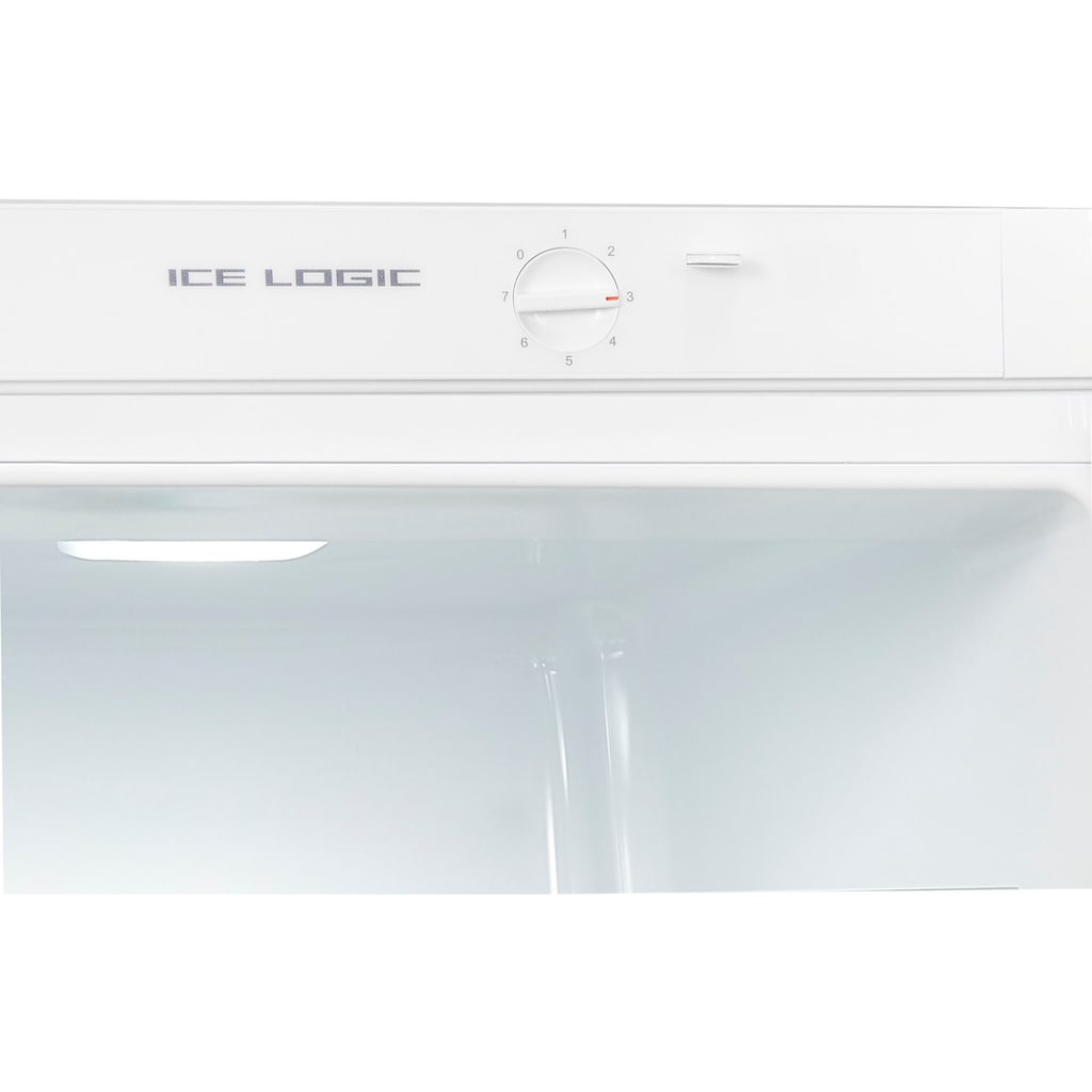 exquisit Getränkekühlschrank »GKS31-V-H-280F weiss«, GKS31-V-H-280F weiss, 163 cm hoch, 60 cm breit, 296 L Volumen, LED