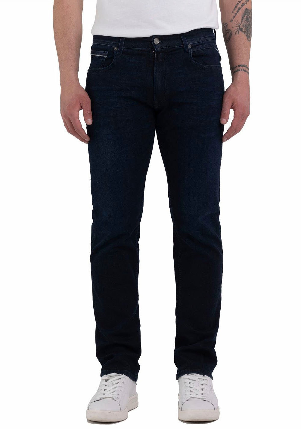 Replay Straight-Jeans "GROVER", in vielen verschiedenen Waschungen, mit Stretch