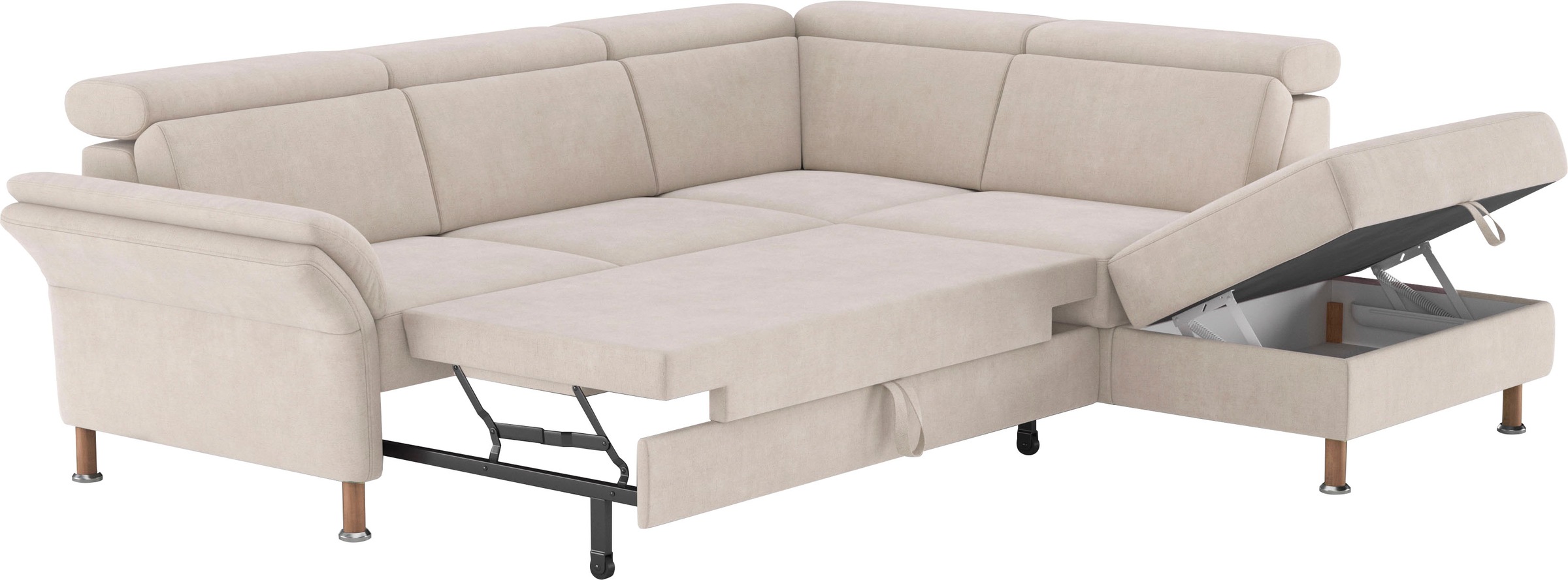 Home affaire Ecksofa »Calypso L-Form«, mit Relaxfunktion motorisch im Sofa 2,5- Sitzer