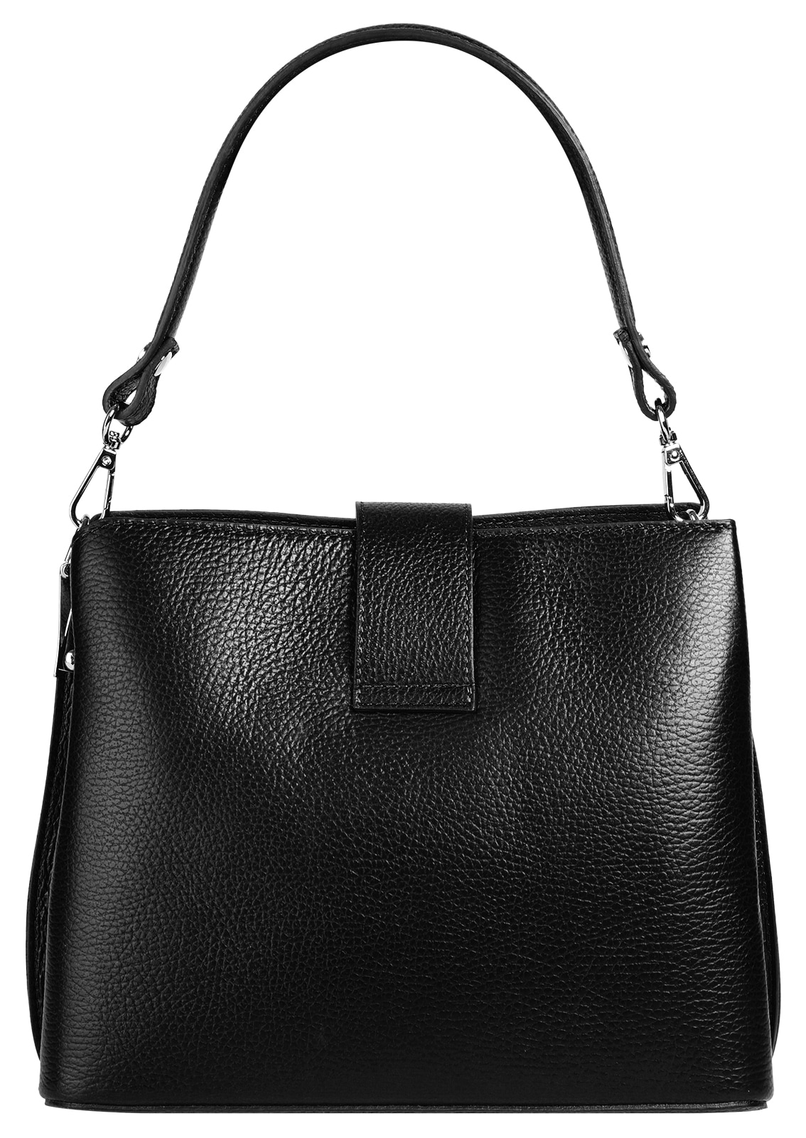 Cluty Umhängetasche, echt Leder, Made in Italy