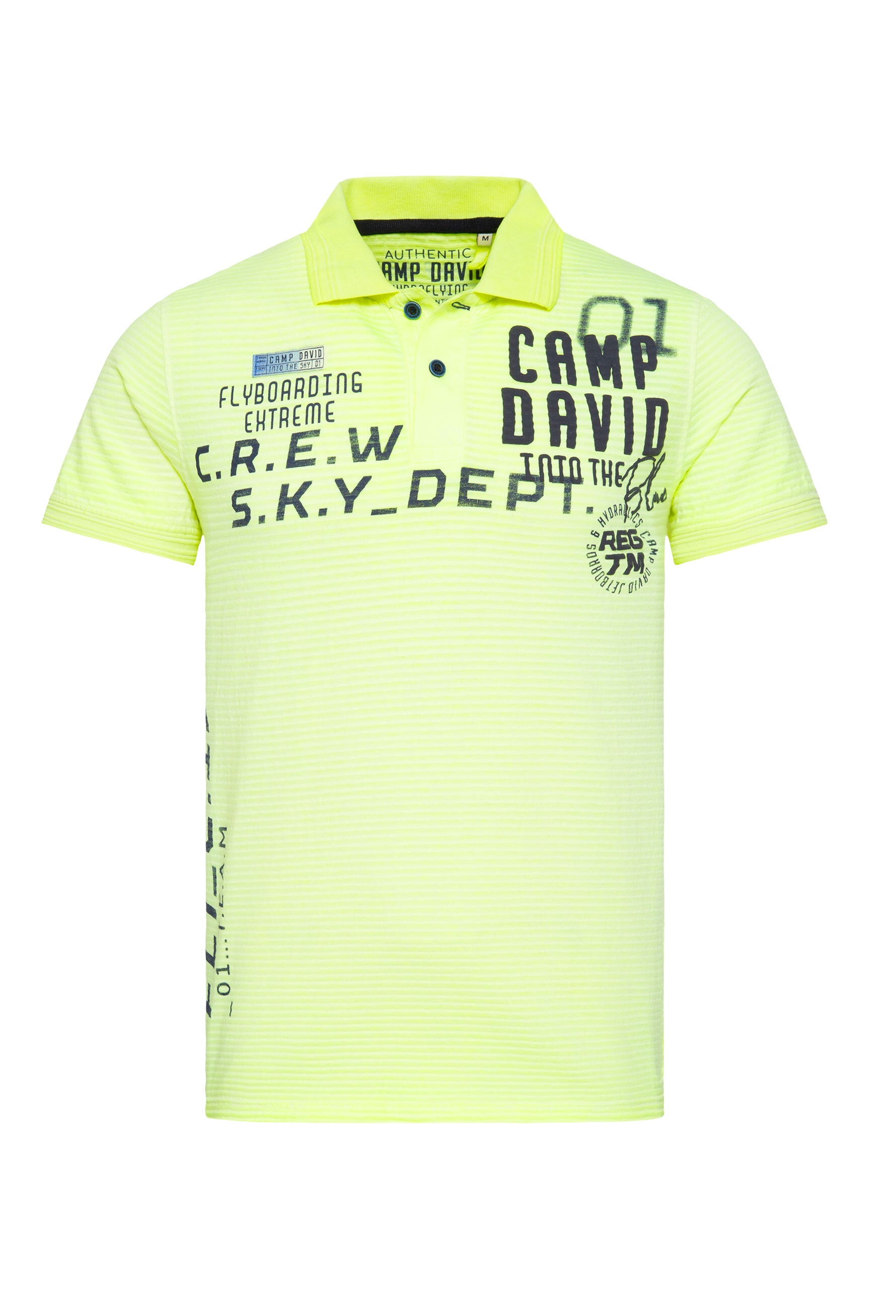 CAMP DAVID Poloshirt, aus Baumwolle