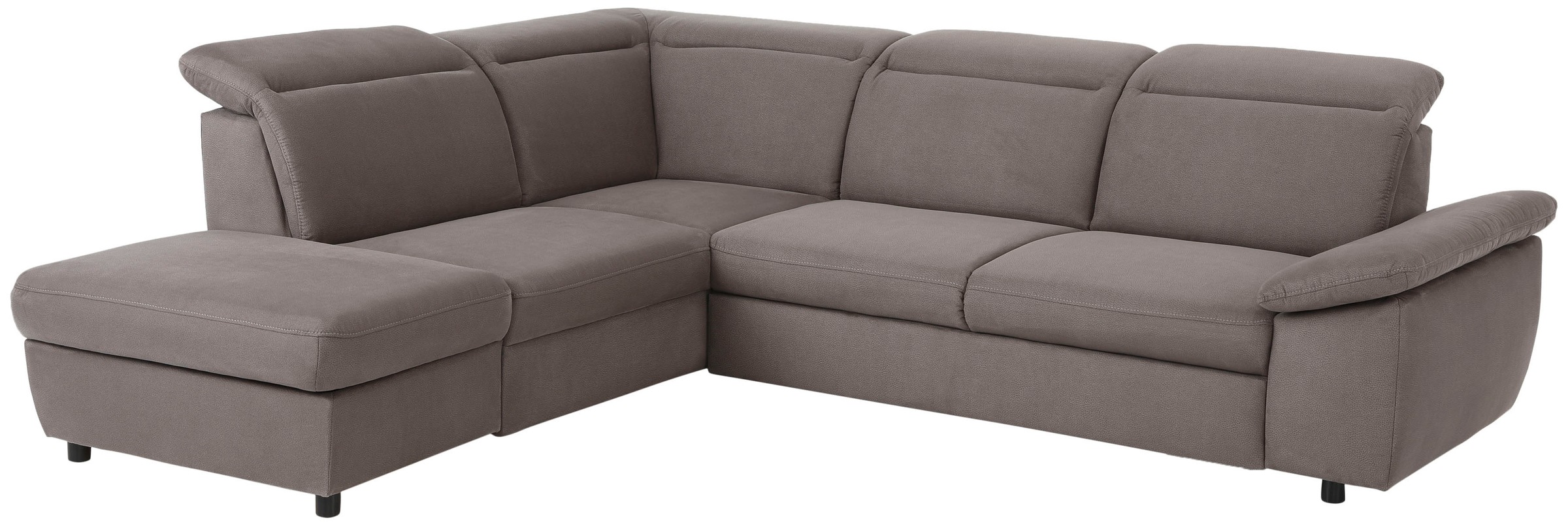 Home affaire Ecksofa »Mauritius L-Form«, mit Ottomane, mit Kopfteil- und Armlehnverstellung