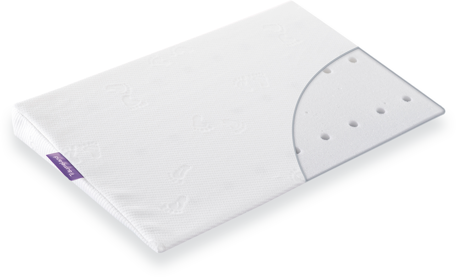 TRÄUMELAND Baby Babykissen "care KEILKISSEN MAXI 35 x 55 cm"weiß, unifarben, unifarben, Polyester, Dekokissen_Sitzkissen_Kissenhüllen