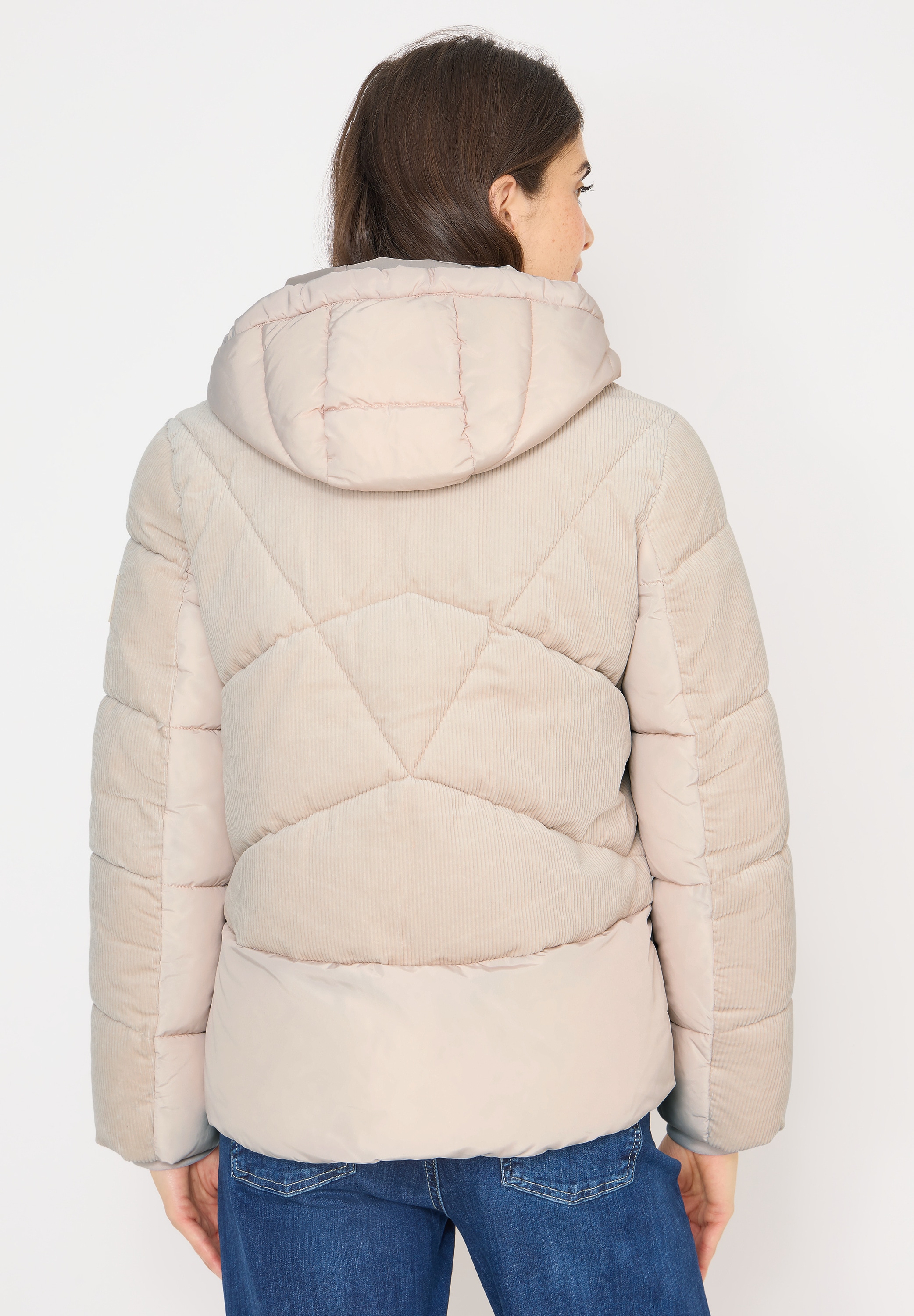 Cecil Steppjacke mit Kapuze mit Kapuze mit Tunnelzugband
