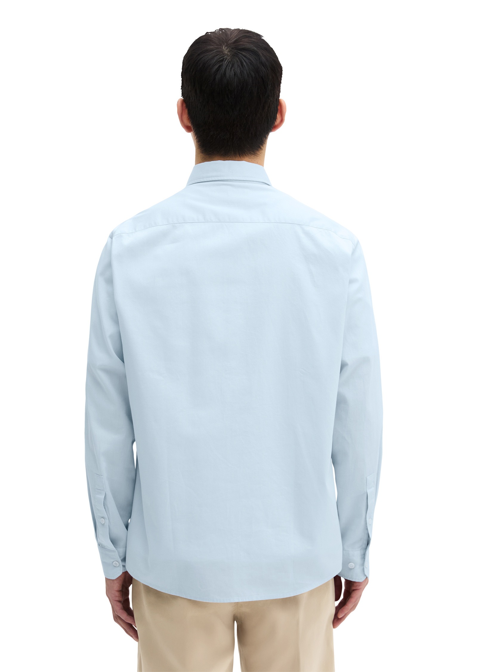 Thumbnail - Marc OPolo Langarmhemd "aus Bio-Baumwolle"