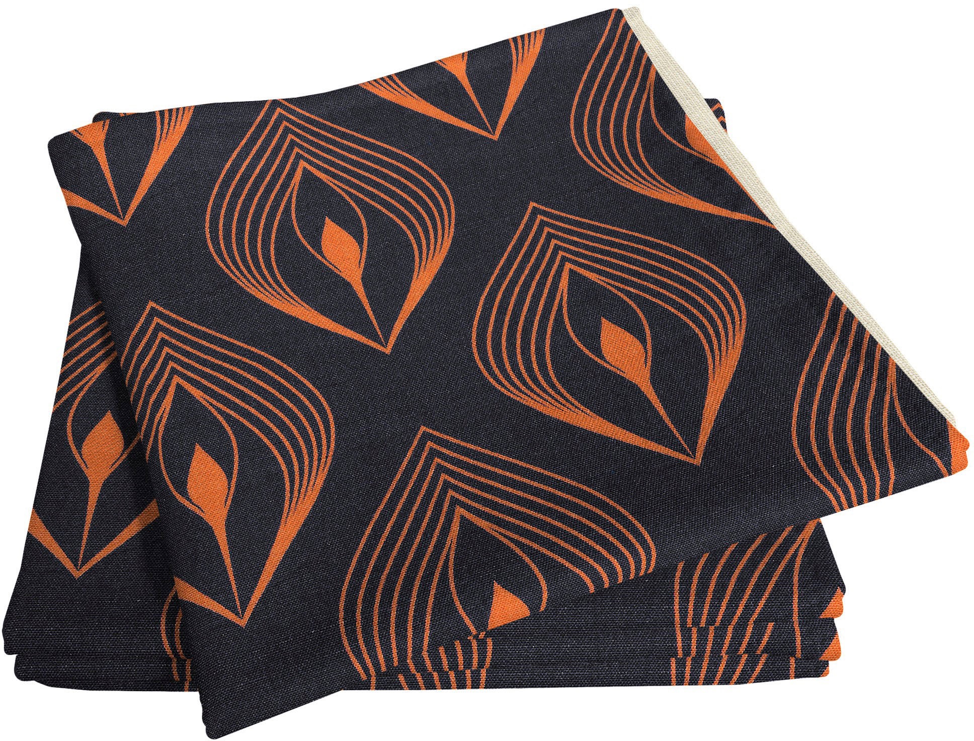 Adam Stoffserviette "Feathers" GOTS organic,zertifiziert durch CERES 0242Made in Germany