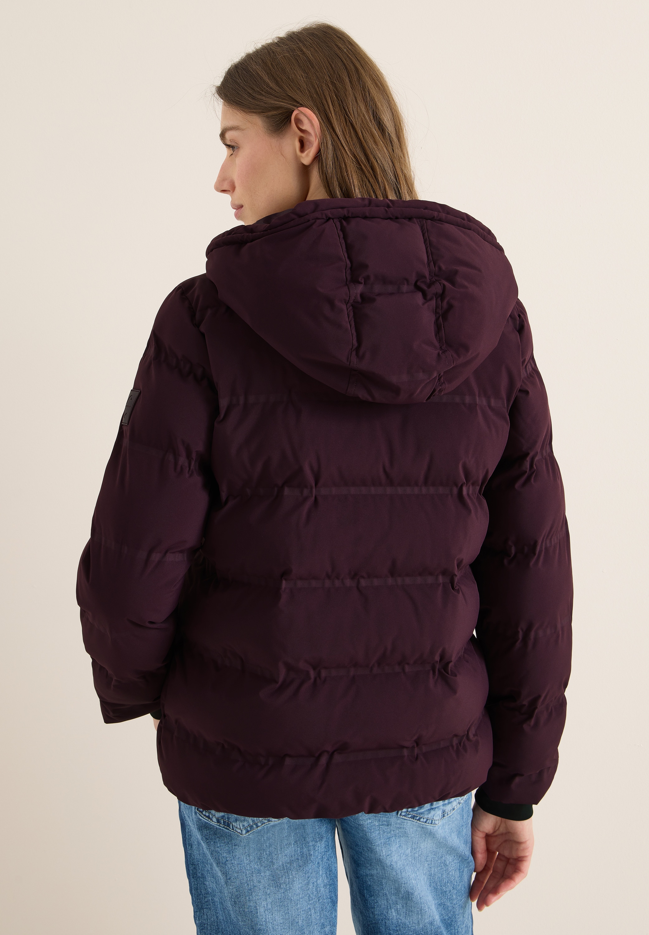 Cecil Steppjacke, mit Kapuze, mit moderner Steppung
