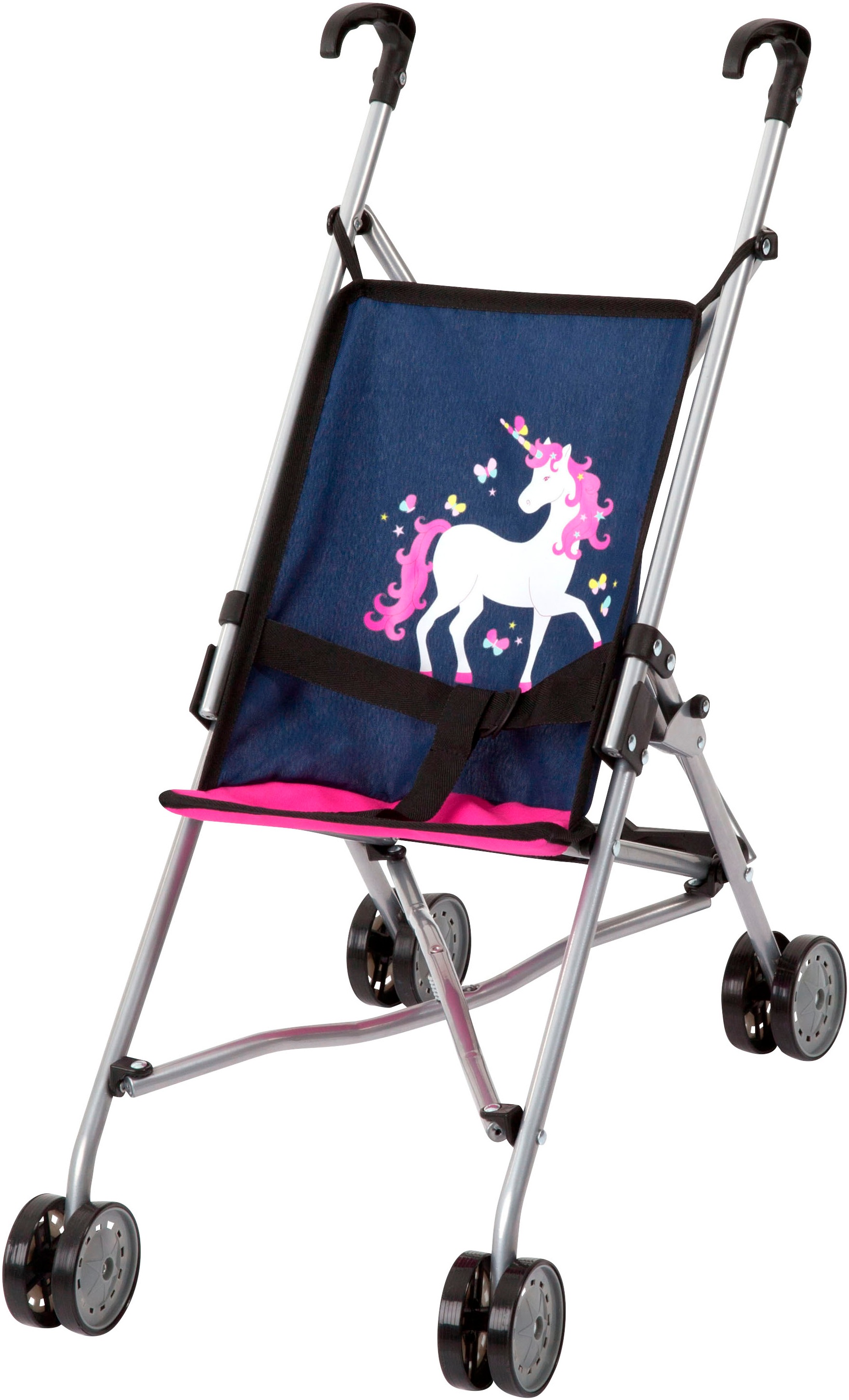 Bayer Puppenbuggy »blau mit Einhorn«