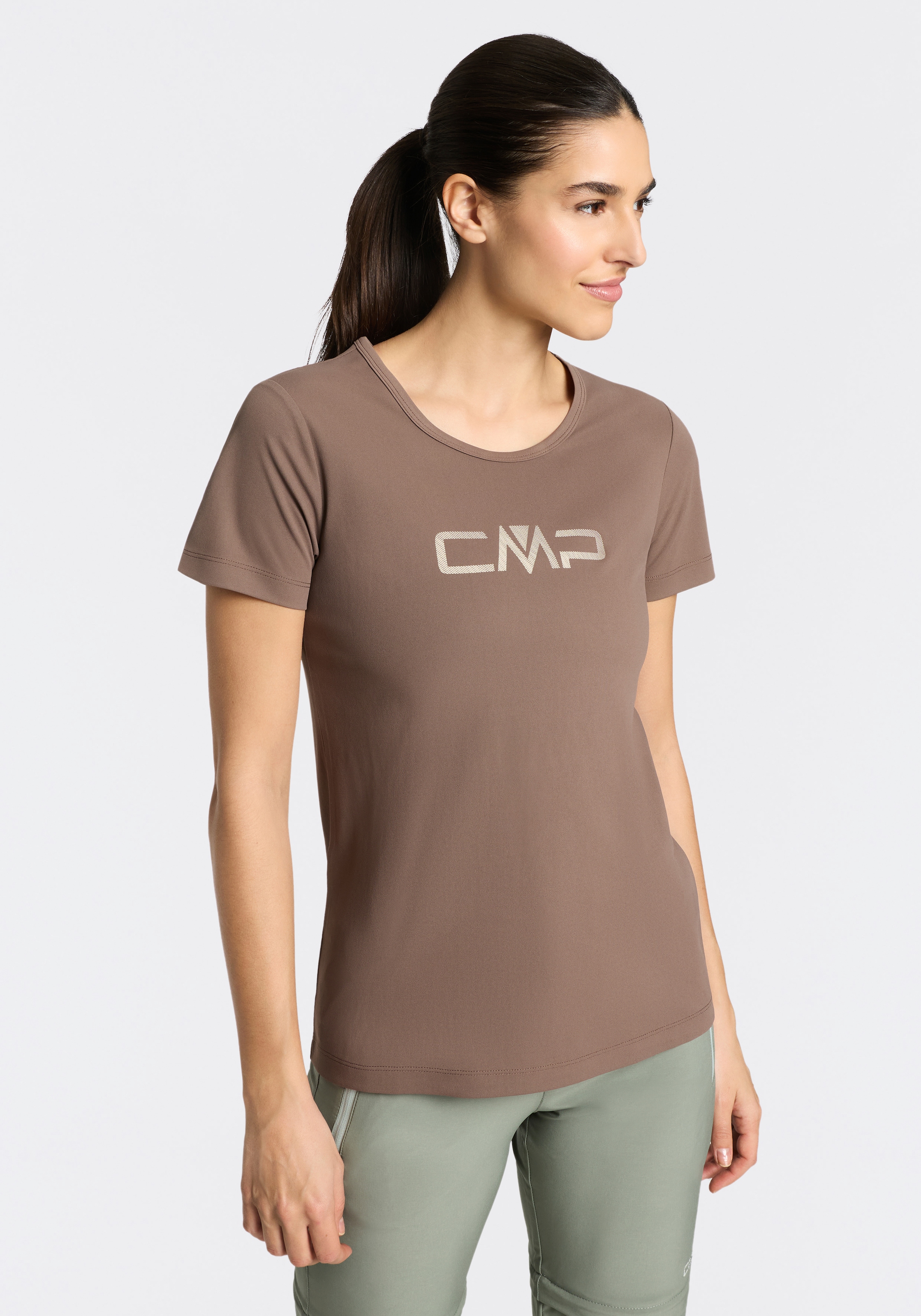 CMP Funktionsshirt "WOMAN CO T-SHIRT" Kurzarm, Rundhalsausschnitt, für Wand günstig online kaufen