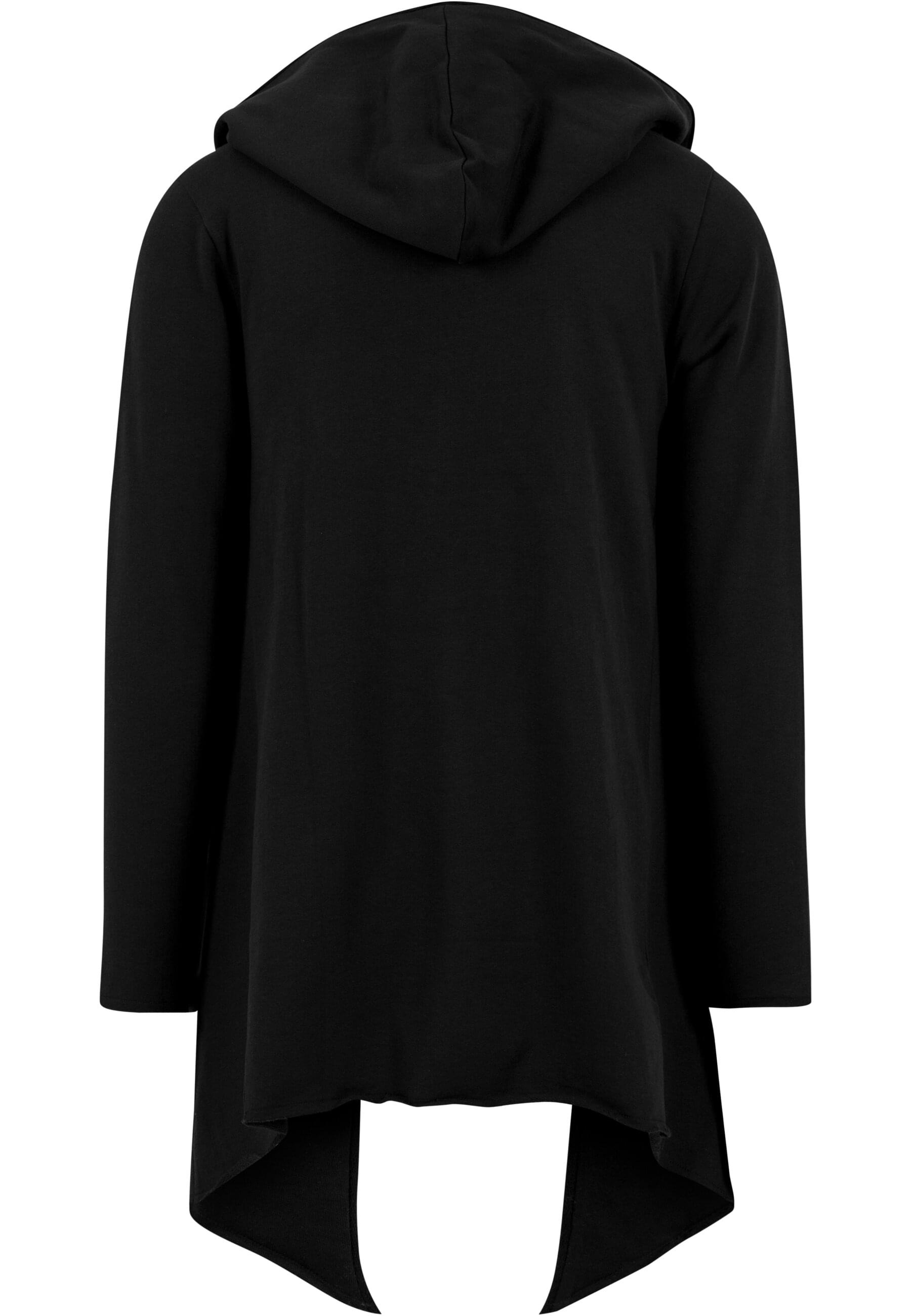 URBAN CLASSICS Strickfleecejacke »Urban Classics Herren Long Hooded Open Edge Cardigan«, (1 St.), mit Kapuze