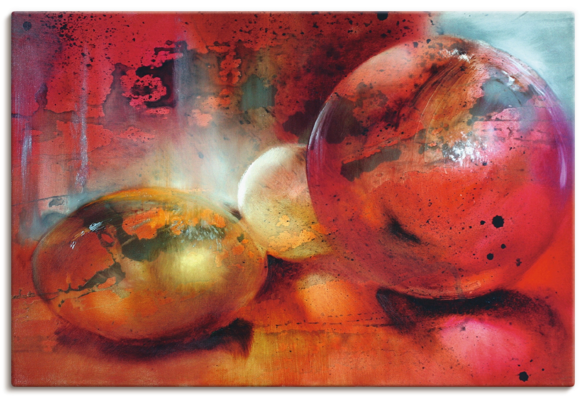 Artland Leinwandbild "Das Glasperlenspiel", Muster, (1 St.), auf Keilrahmen gespannt